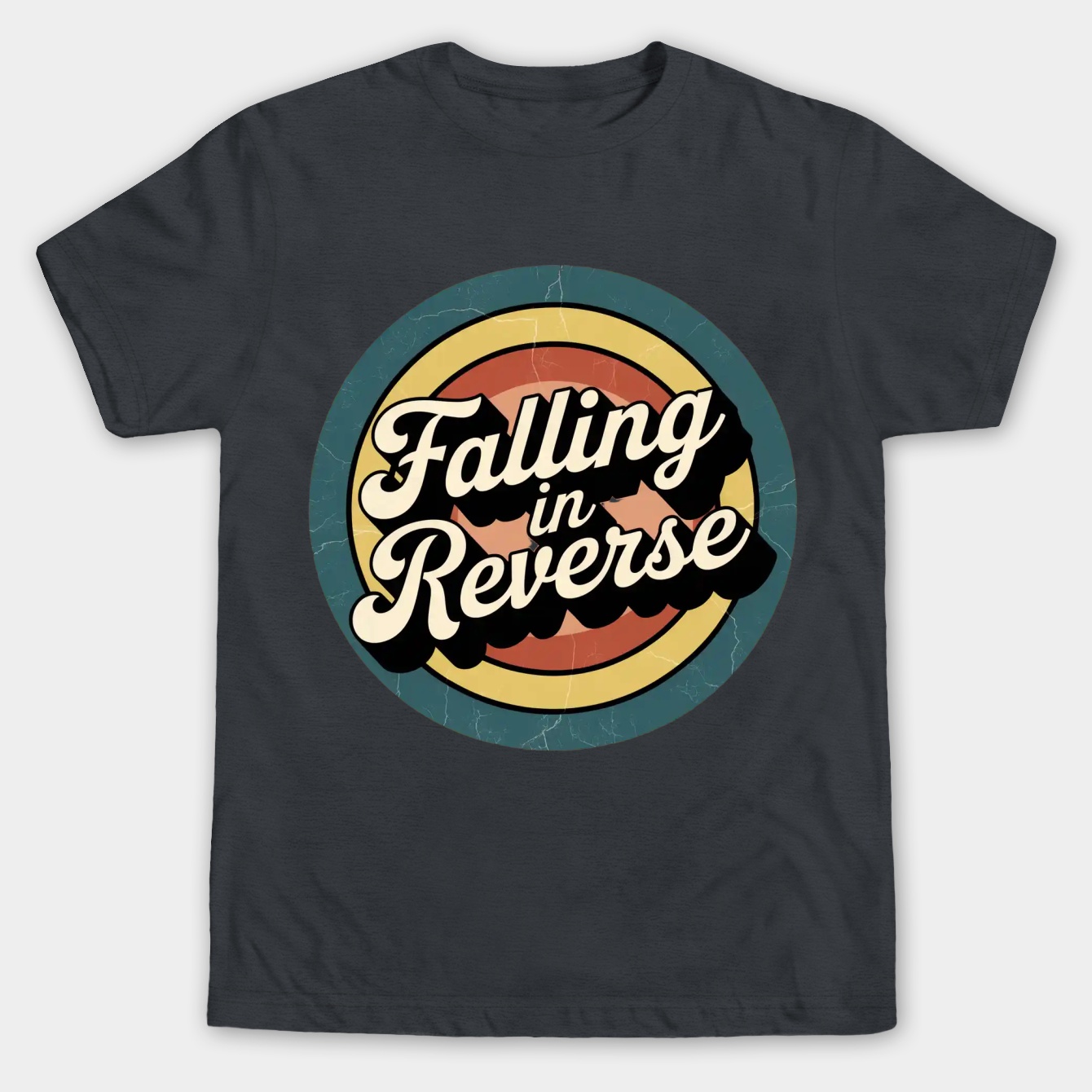 Falling In Reverse Retro Logo Men's Big & Tall T-shirt