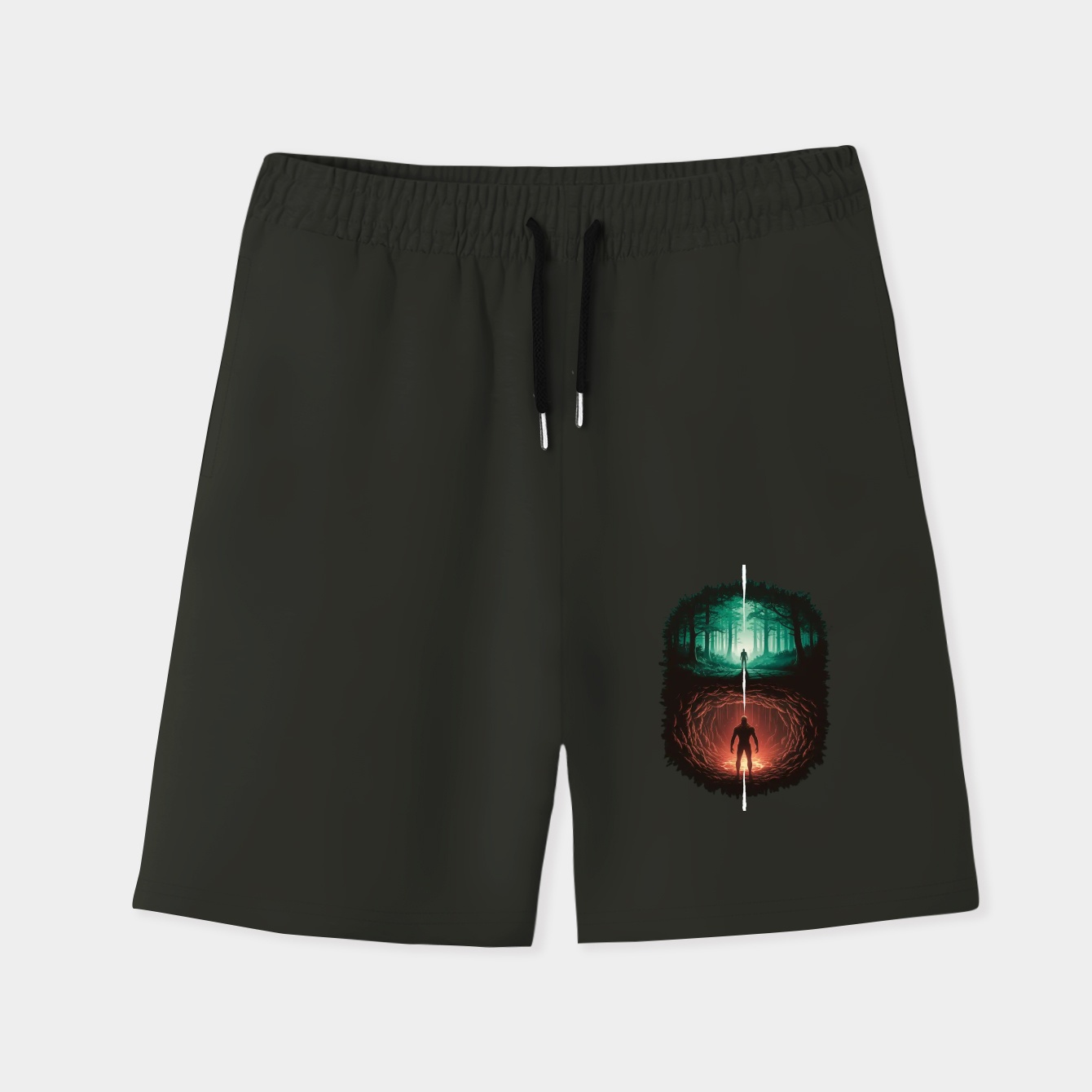 Stranger Things Parallel Worlds Men's Quick-Dry Athletic Shorts