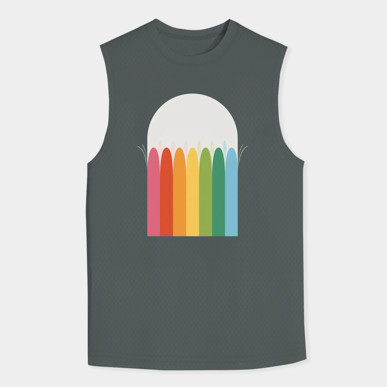Cheer Bear Rainbow Emblem Men's Tank Top