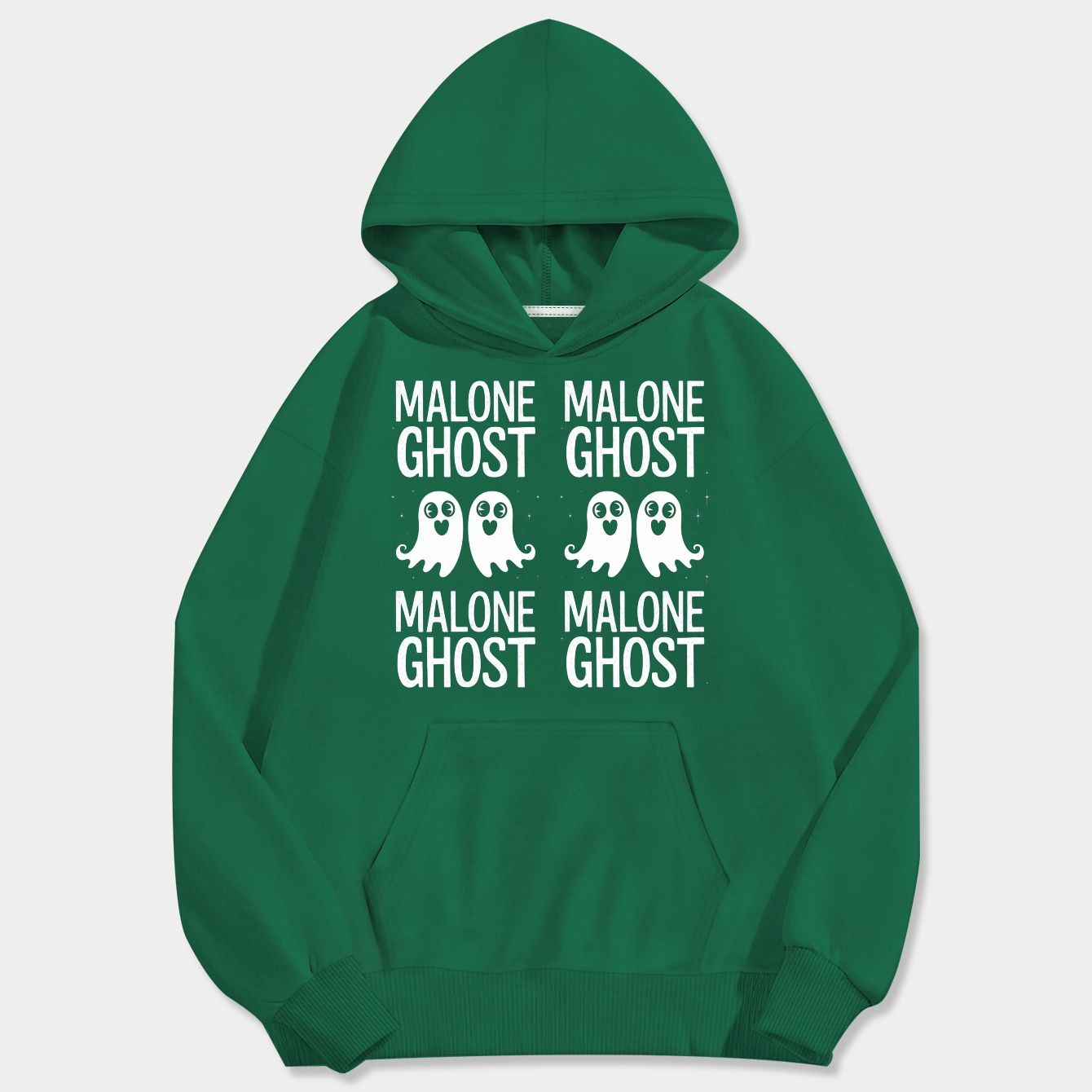 ghost malone spooky funny Men's Big & Tall Hoodie