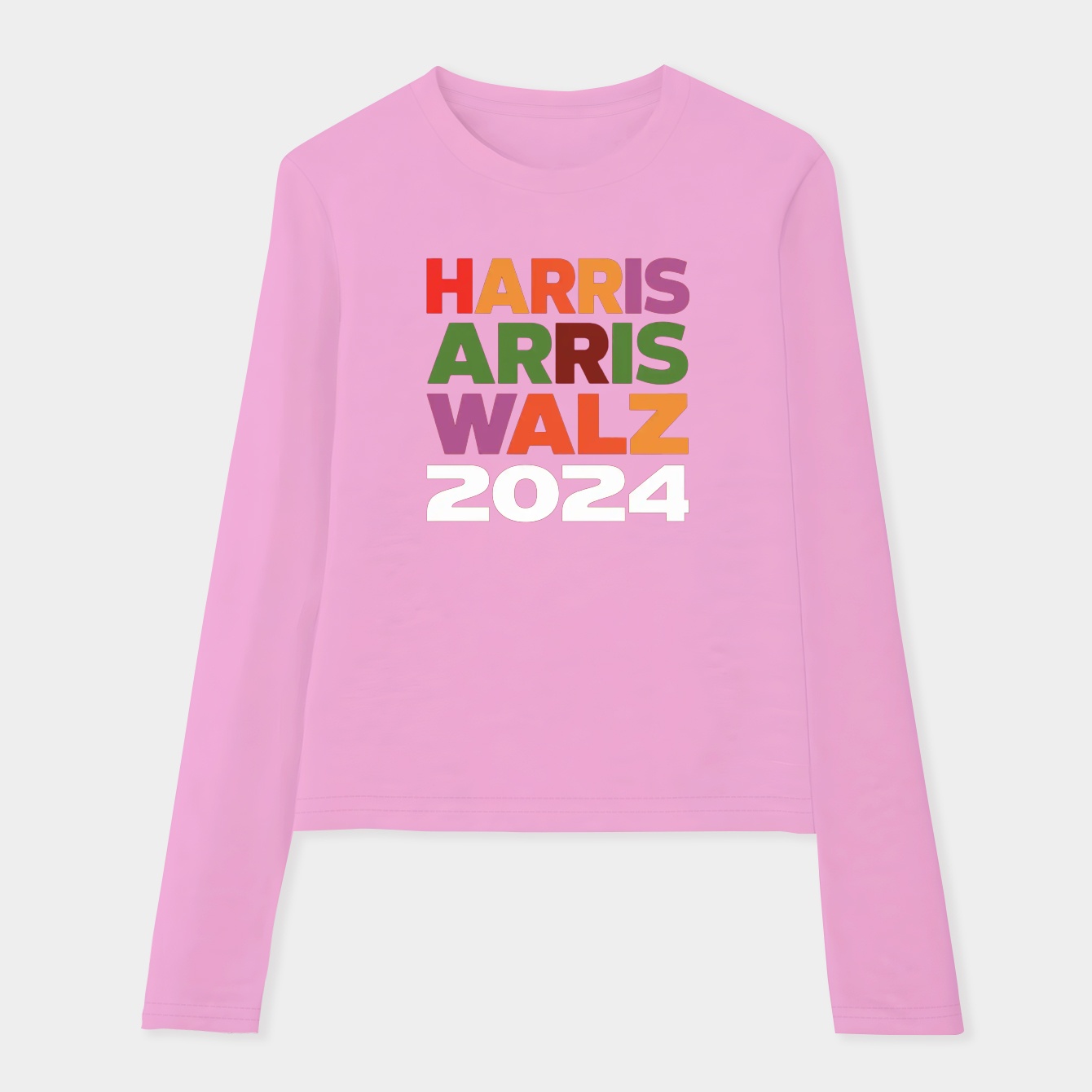 Harris Walz 2024 Women's Soft Long Sleeve T-Shirt