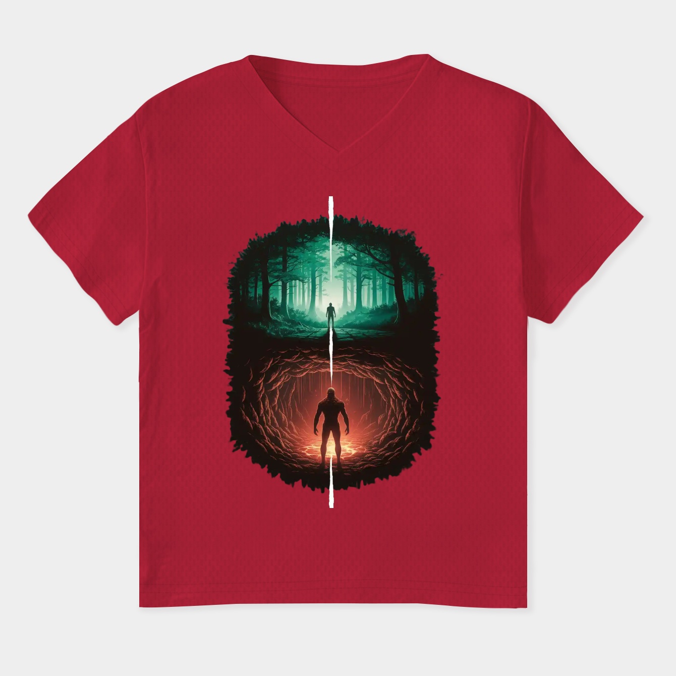 Stranger Things Parallel Worlds Women's Plus Size V-Neck T-Shirt