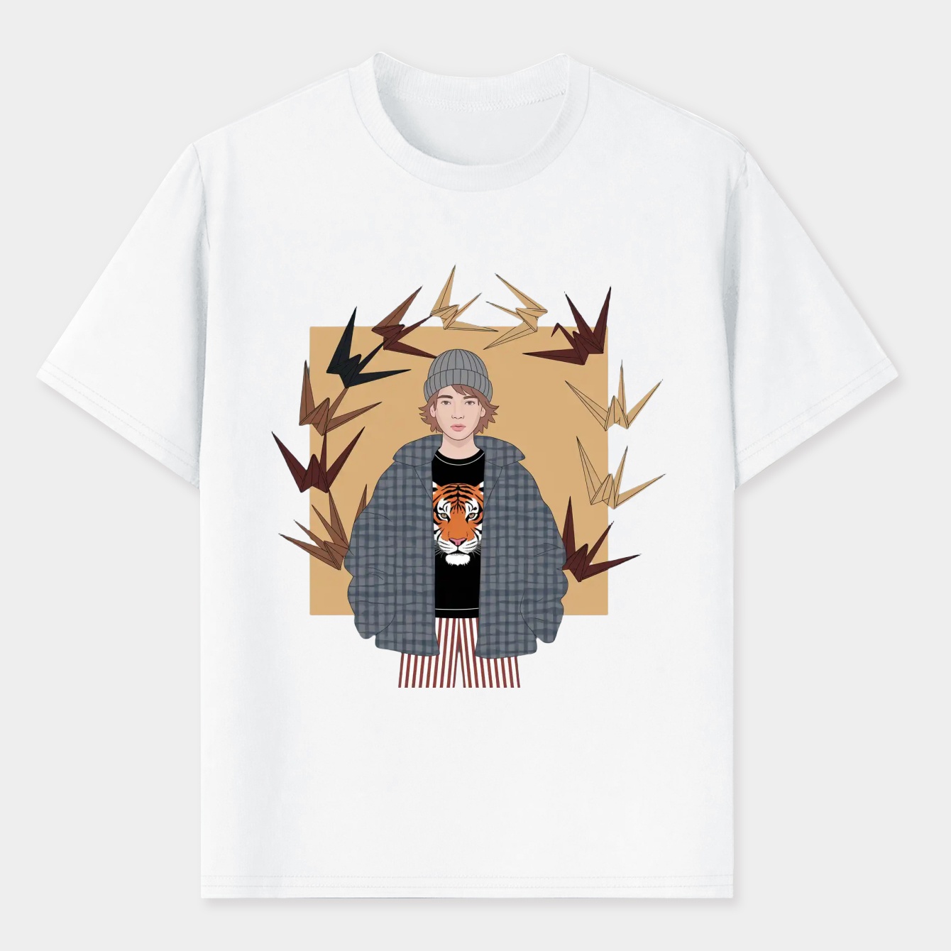 BTS V Origami Men's T-Shirt