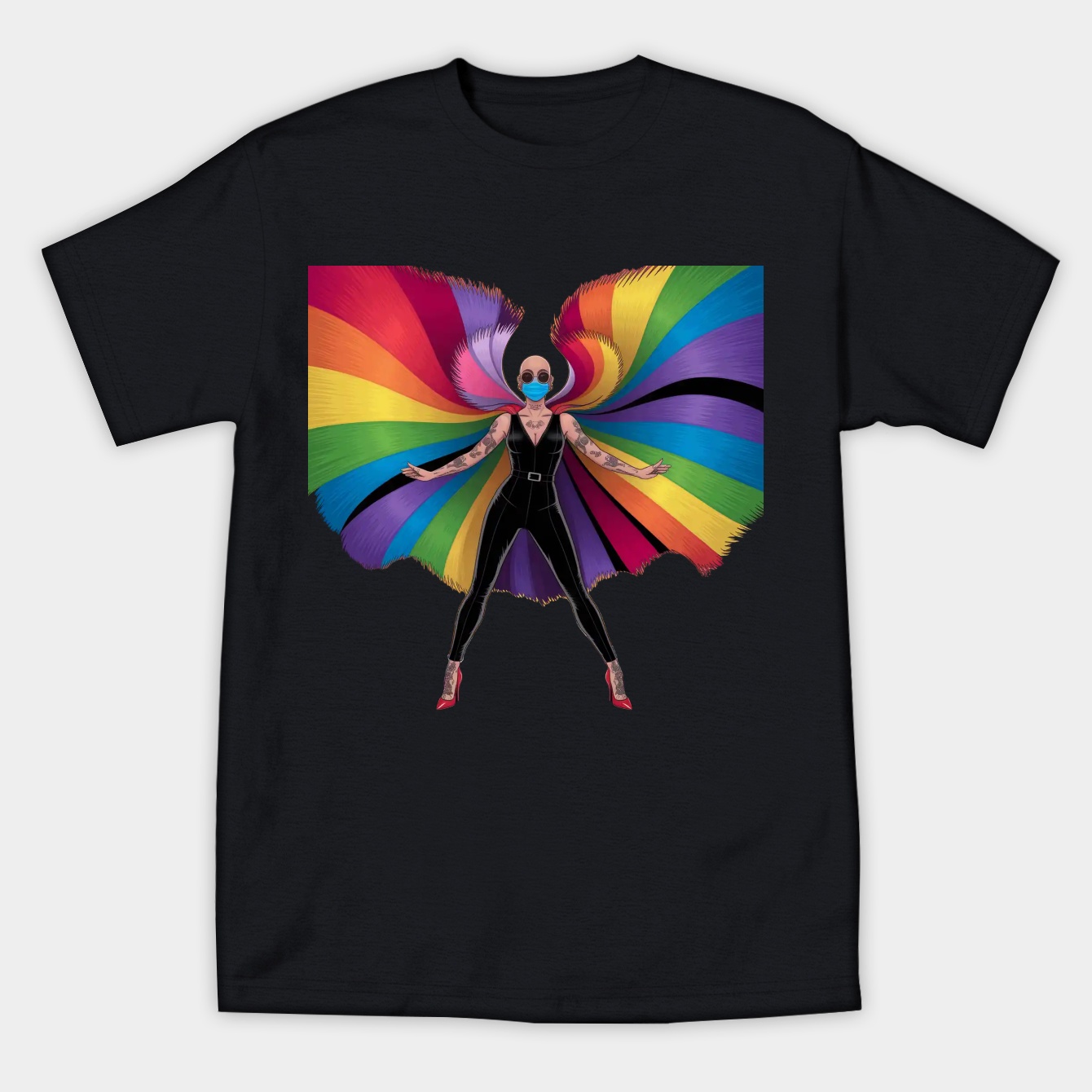 Pride During Pandemic Women's Athletic Performance T-Shirt