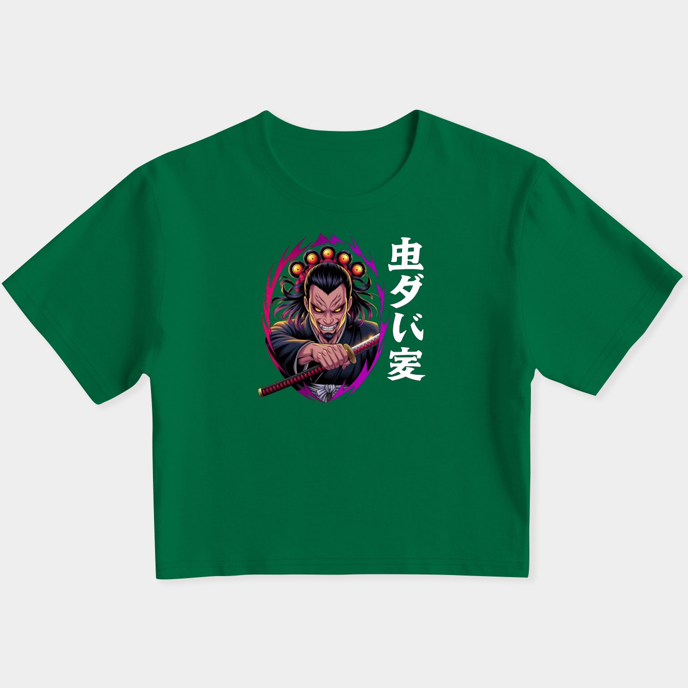 Kokushibo Upper Moon Demon Women's Slim Fit Baby Tee