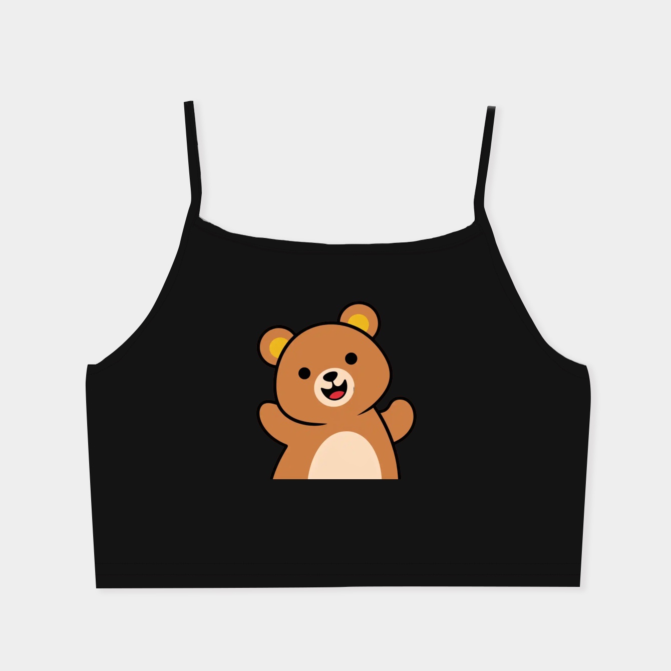 Rilakkuma funny Women's  Spaghetti Strap Tank Top