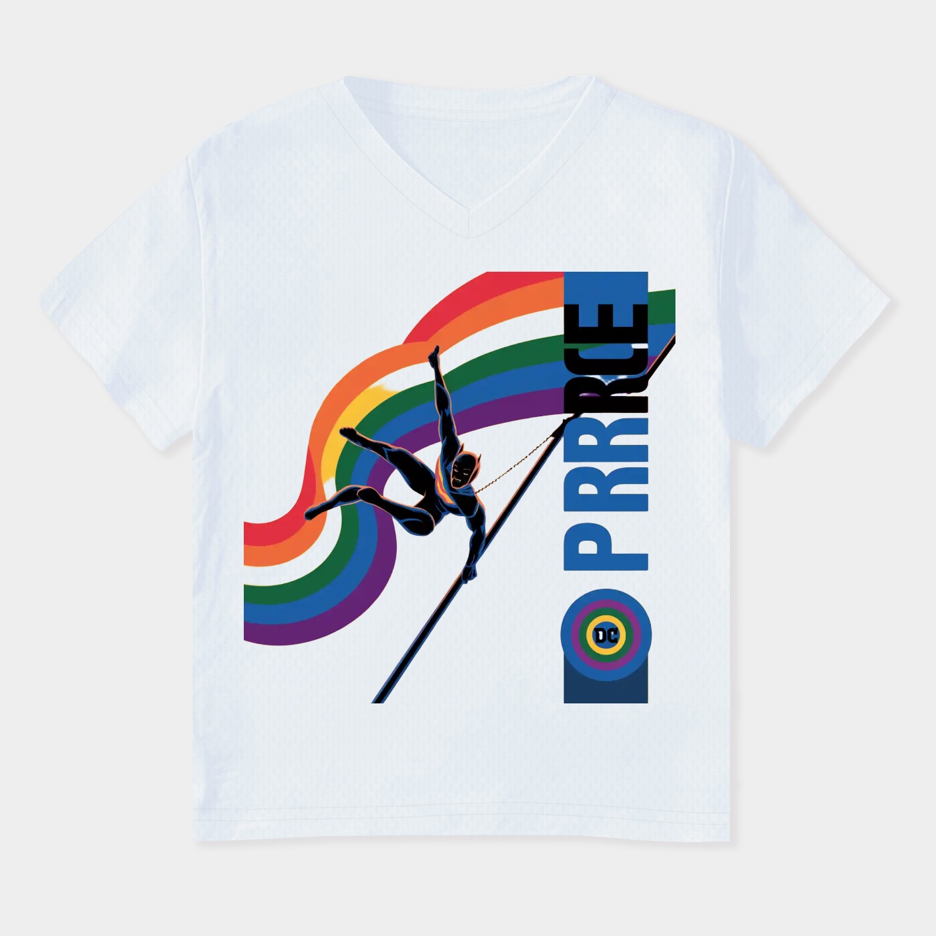 Batman Nightwing Pride Women's Plus Size V-Neck T-Shirt