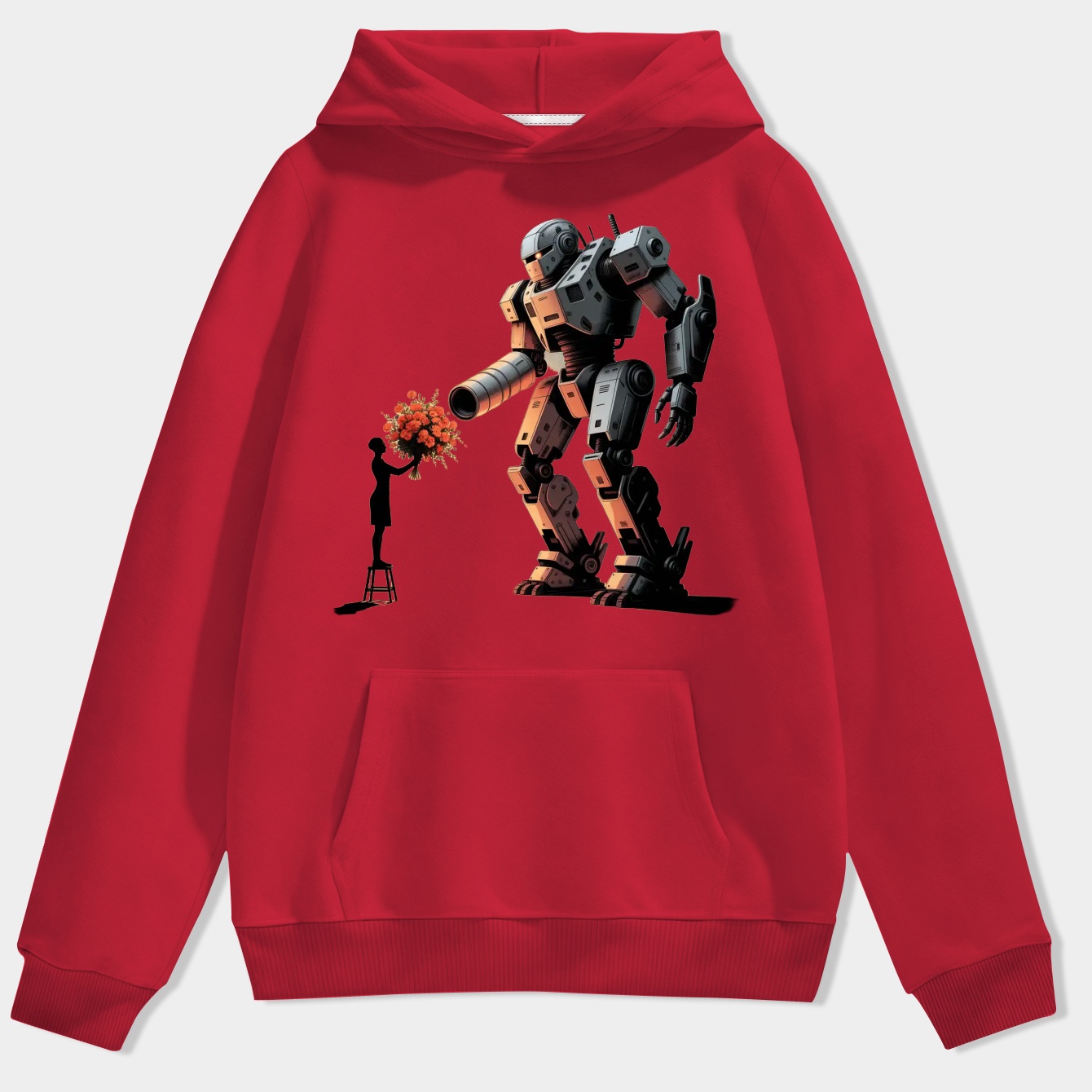 TF - Peace Through Botany White Men's Hoodie