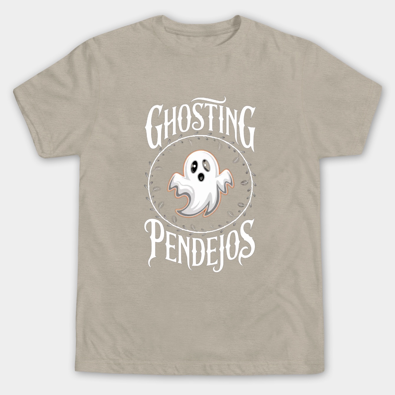 Ghosting Pendejos Halloween Men's Big & Tall T-shirt
