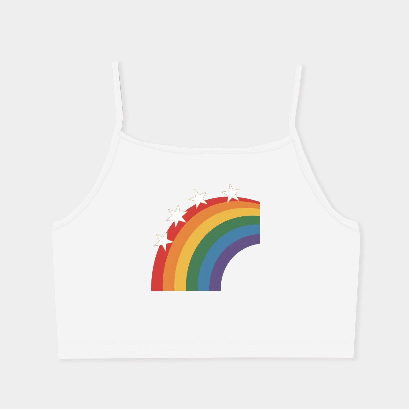 Pride Star Rainbow Women's  Spaghetti Strap Tank Top