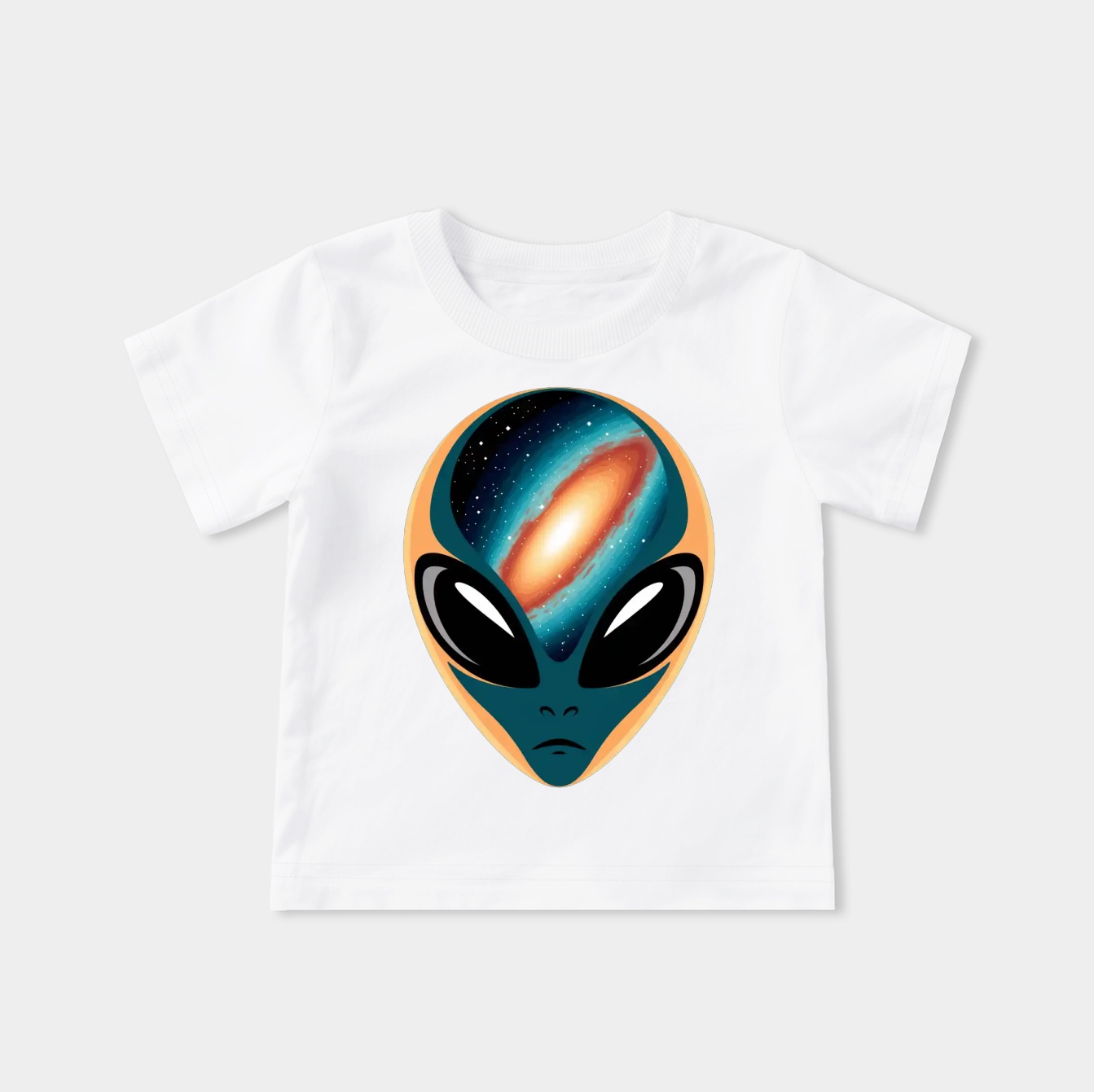 Alien Galaxy Style Cosmic Face Youth Classic T-Shirt
