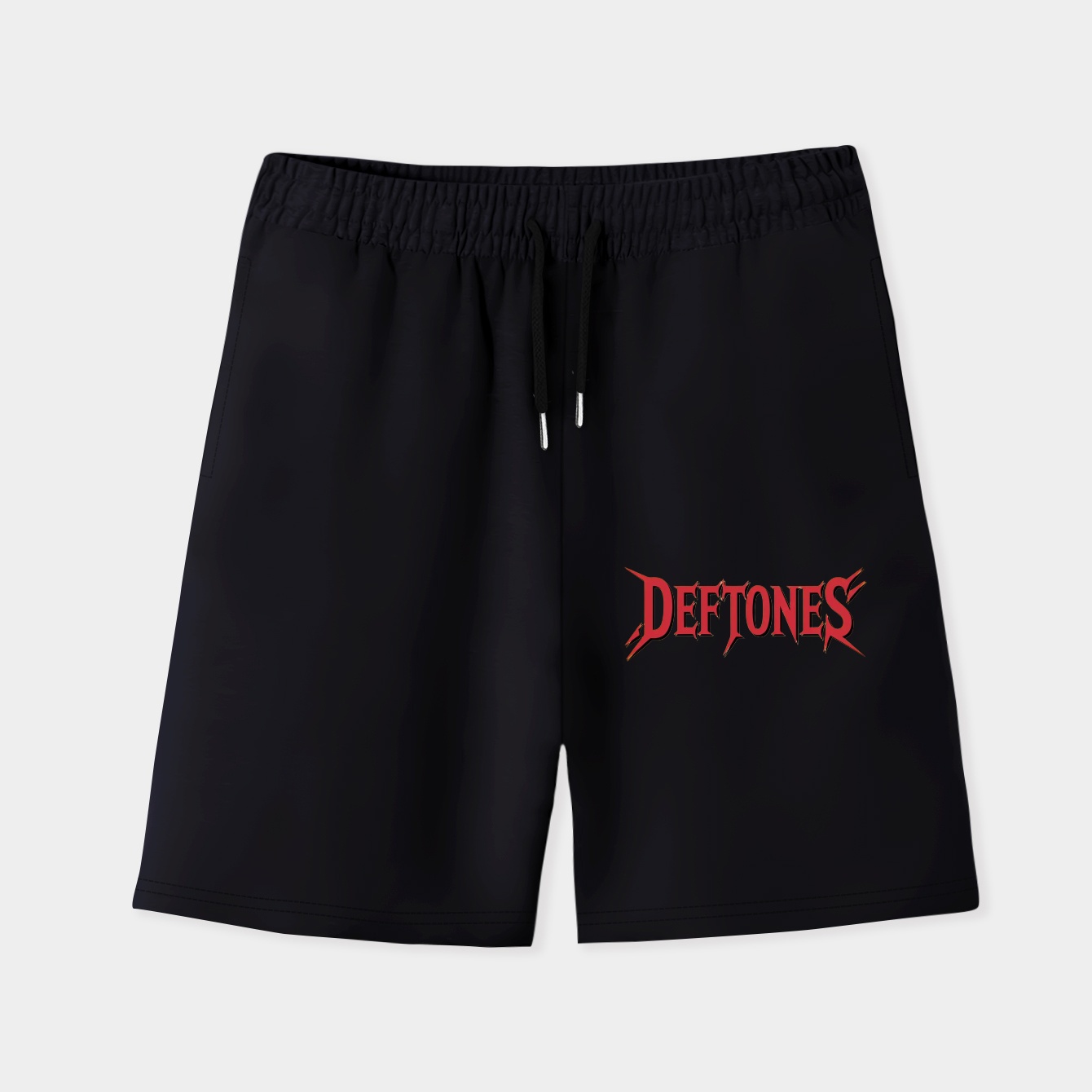deftones stylized red text Men's Quick-Dry Athletic Shorts