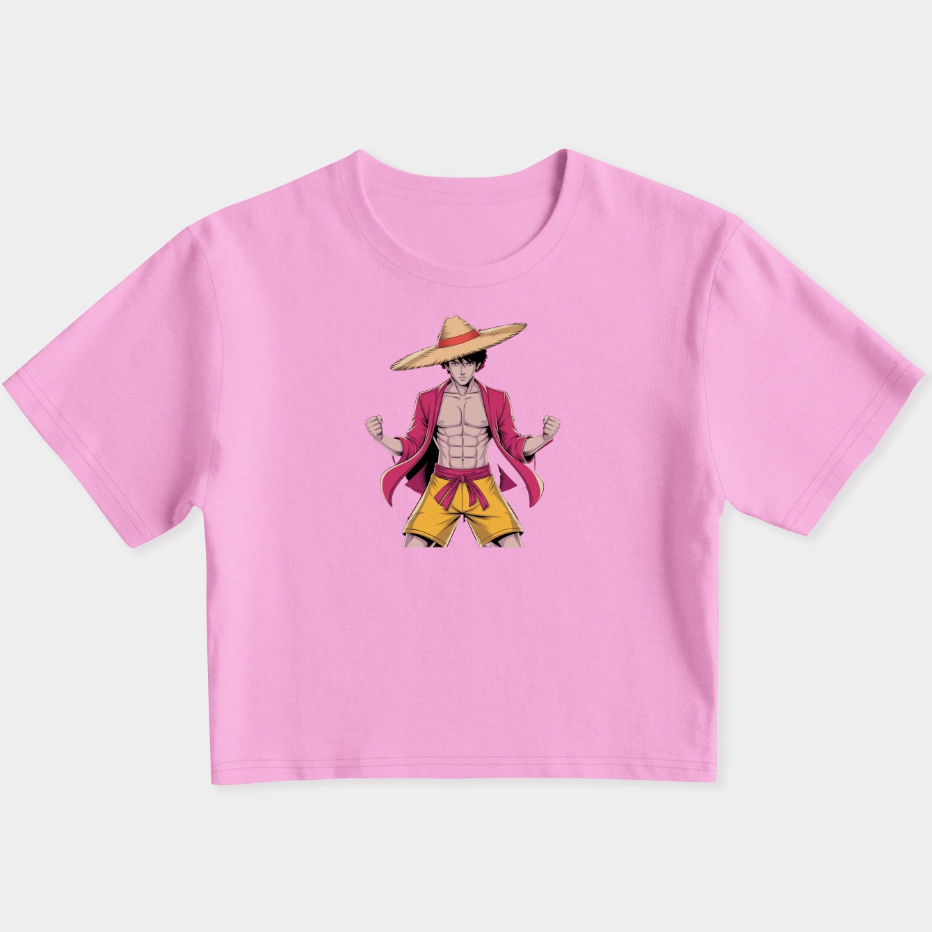 Monkey D. Luffy Pirate King Women's Slim Fit Baby Tee