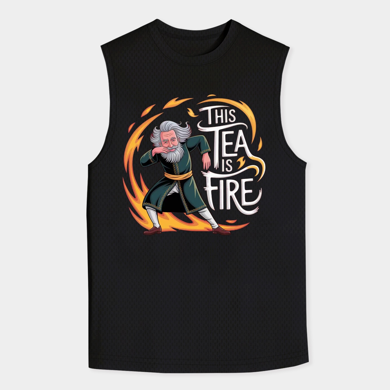 This Tea Is Fire Men's Tank Top