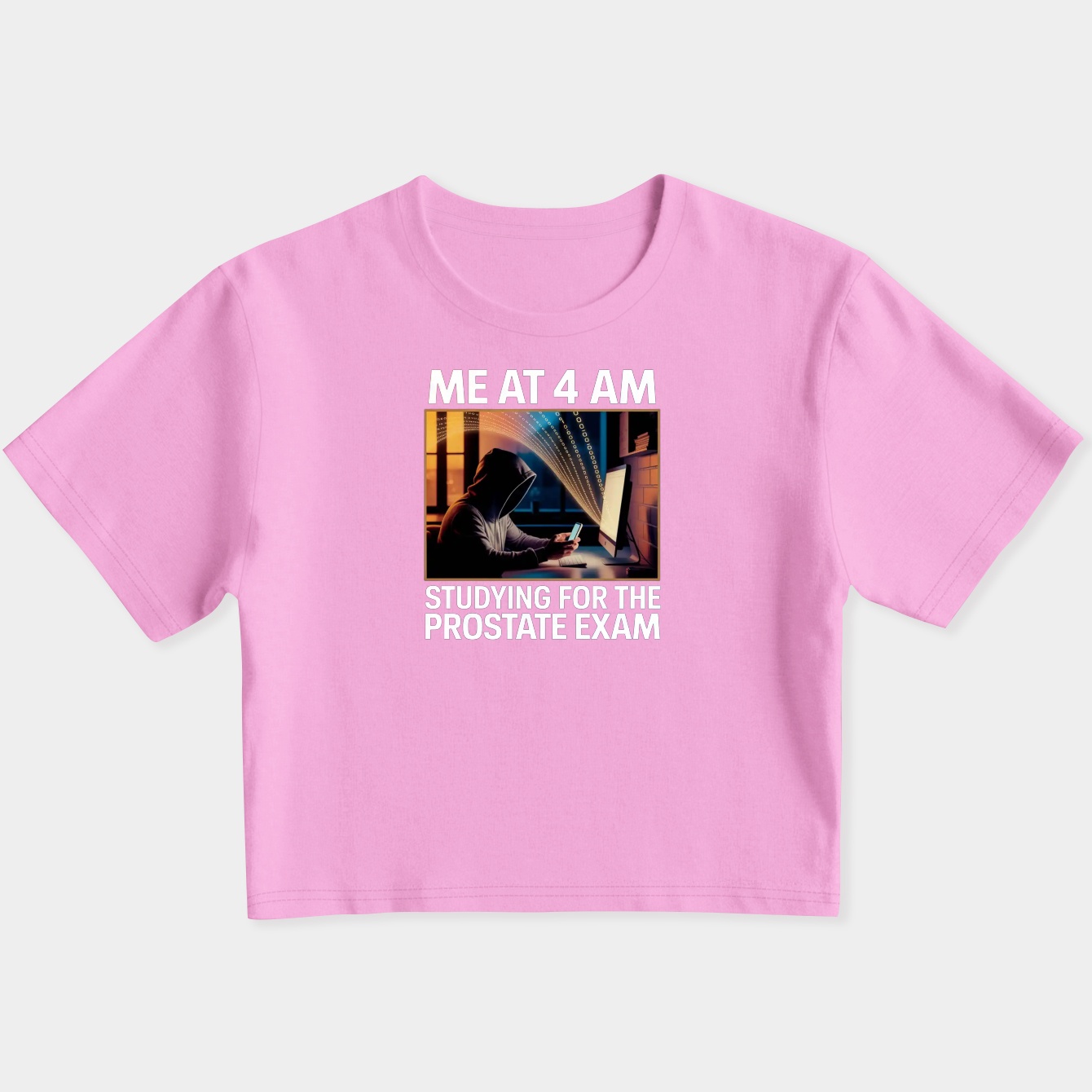 PROSTATE EXAM Women's Slim Fit Baby Tee