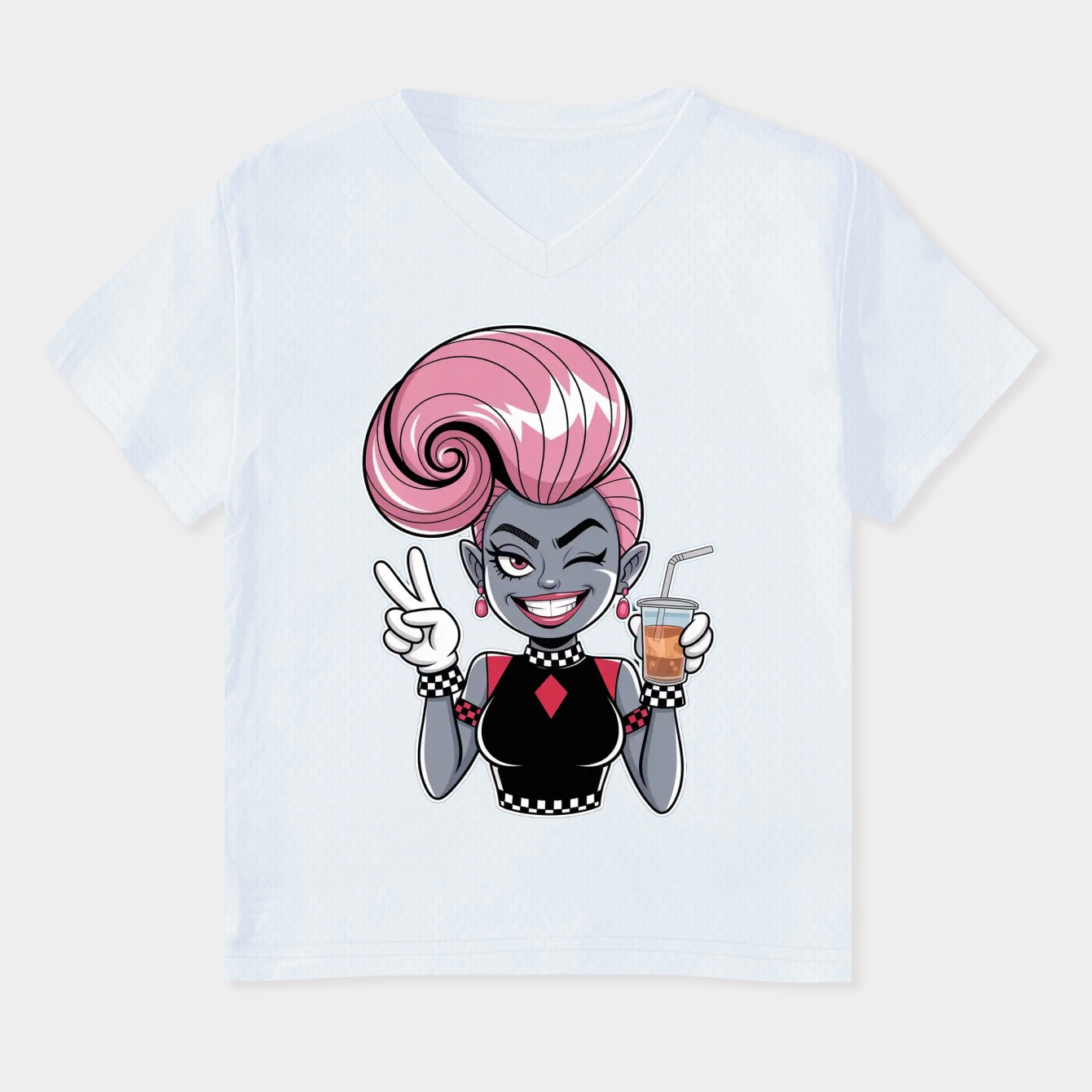 hazbin hotel character scene Women's Plus Size V-Neck T-Shirt