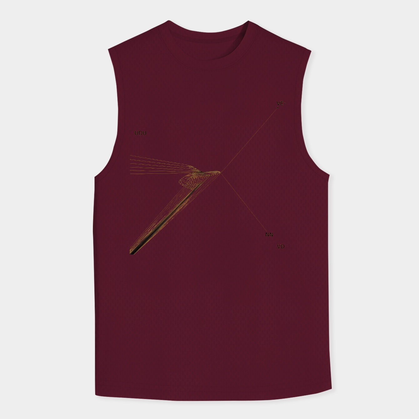 Feynman Diagram Particle Interaction Men's Big & Tall Tank Top