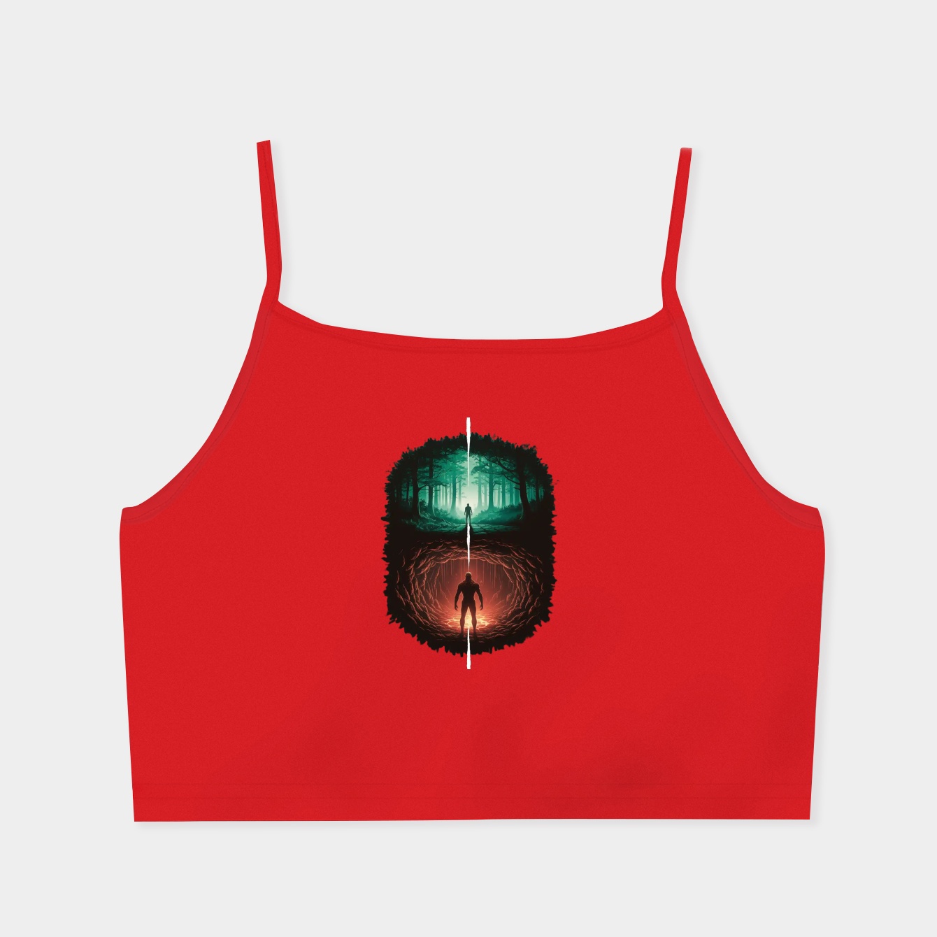 Stranger Things Parallel Worlds Women's Spaghetti Strap Tank Top