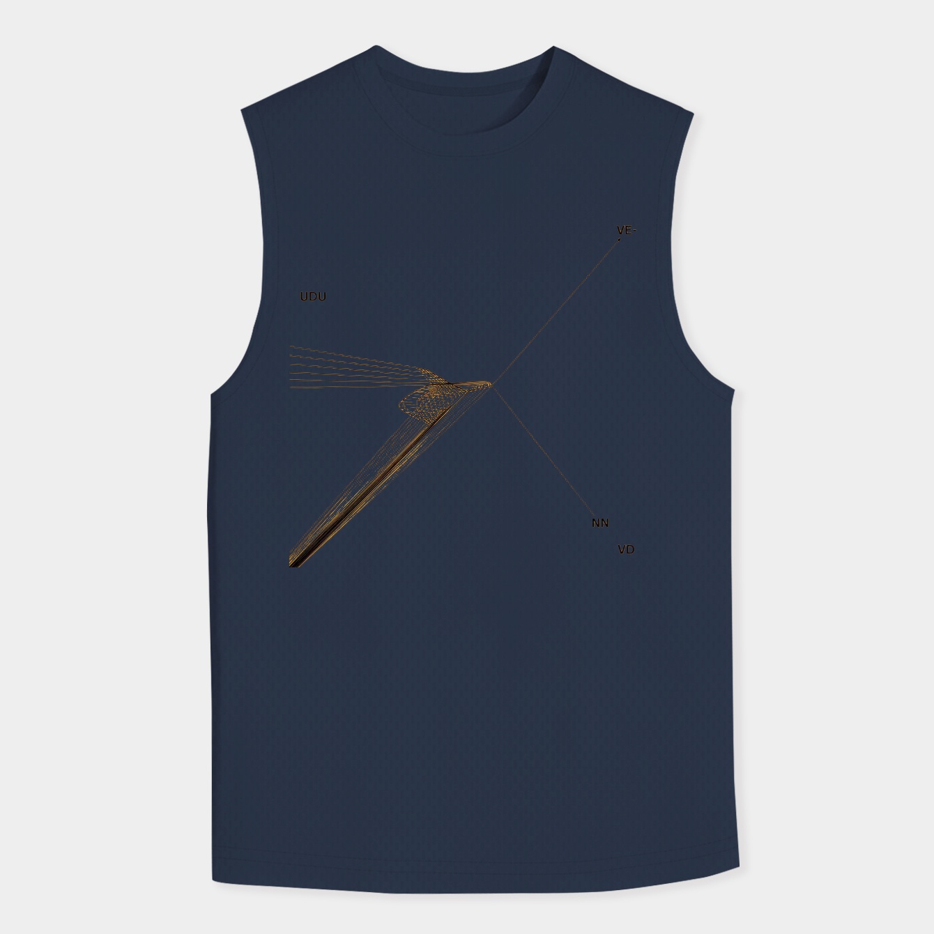 Feynman Diagram Particle Interaction Men's Tank Top