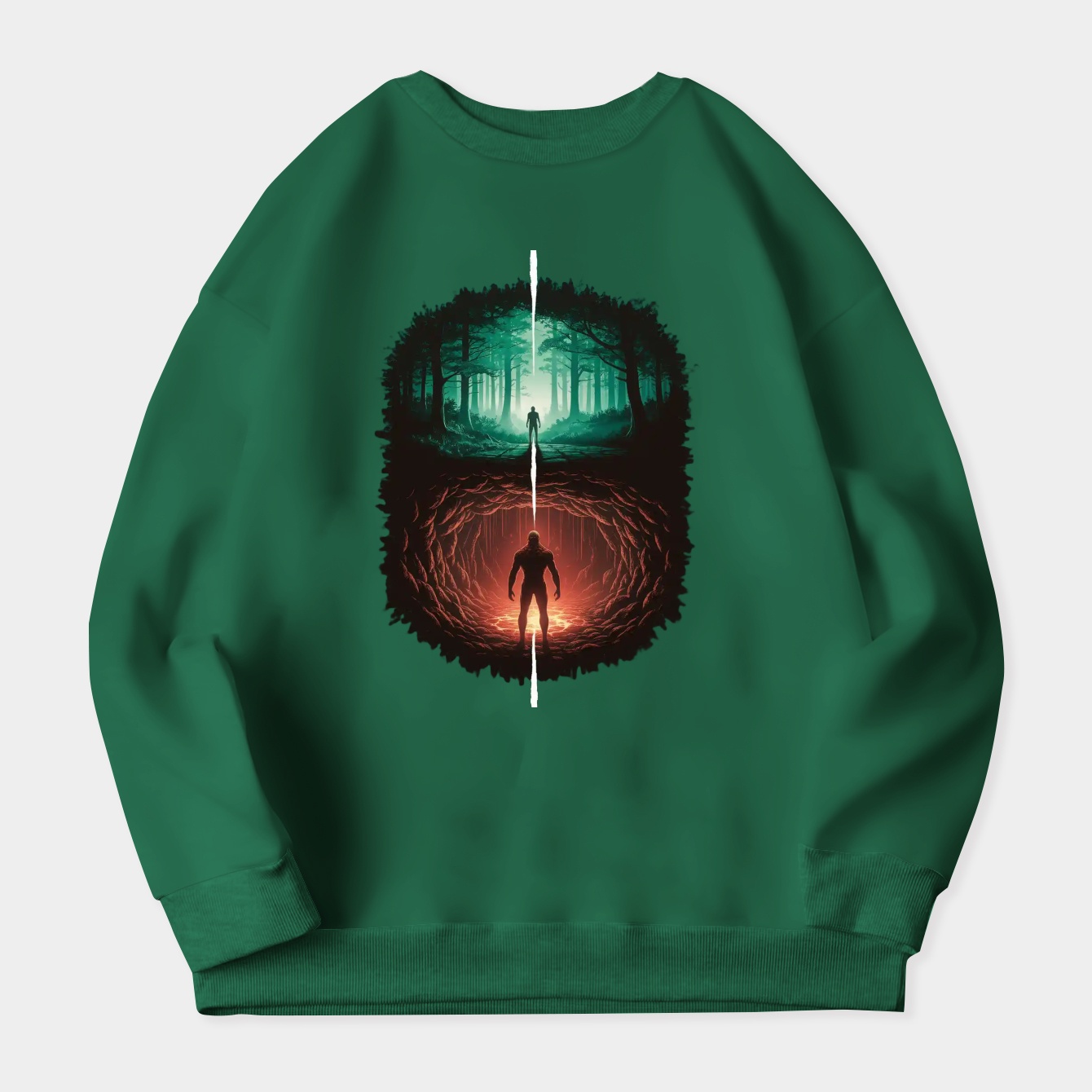 Stranger Things Parallel Worlds Women's Crewneck Sweatshirt