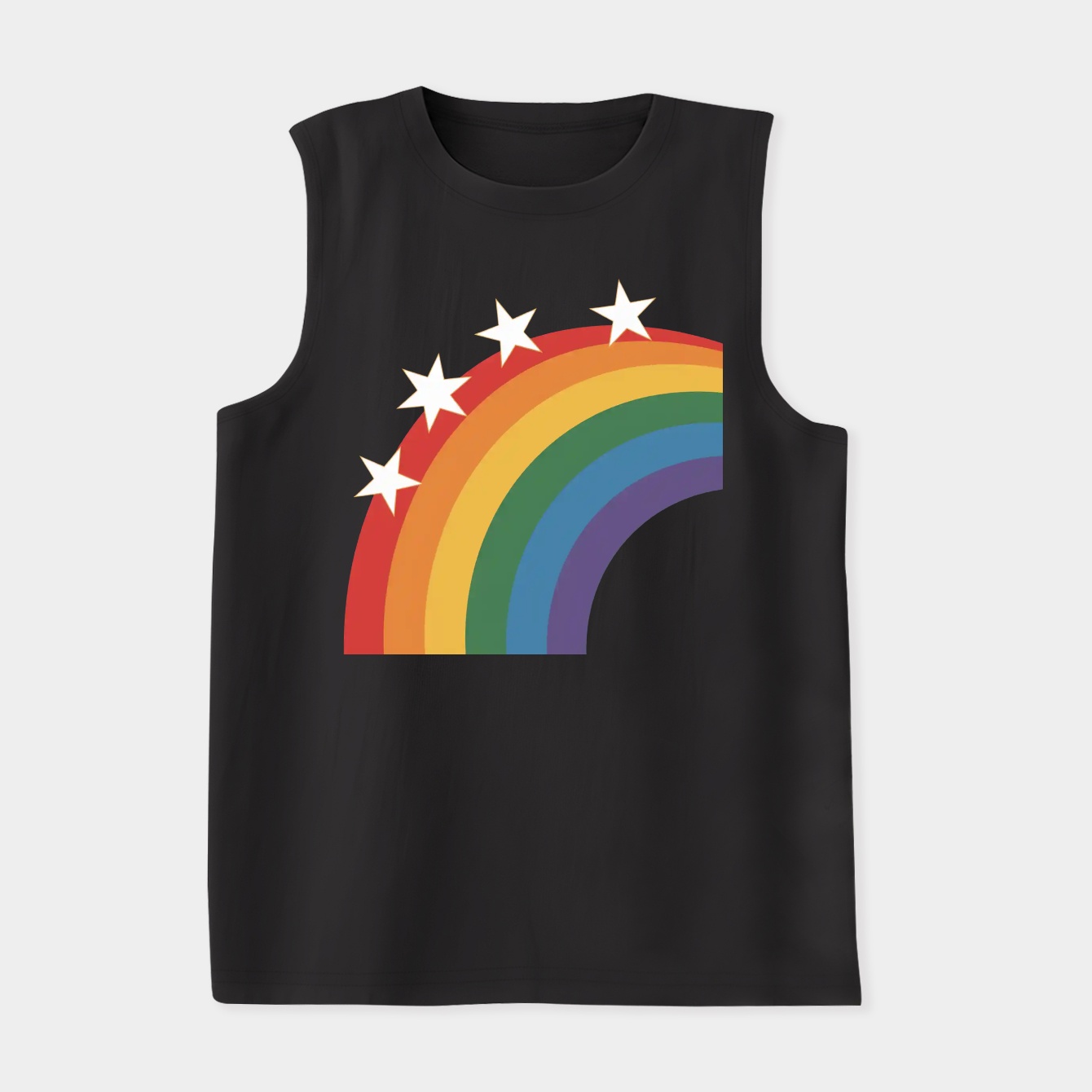 Pride Star Rainbow Women's Soft Tank Top
