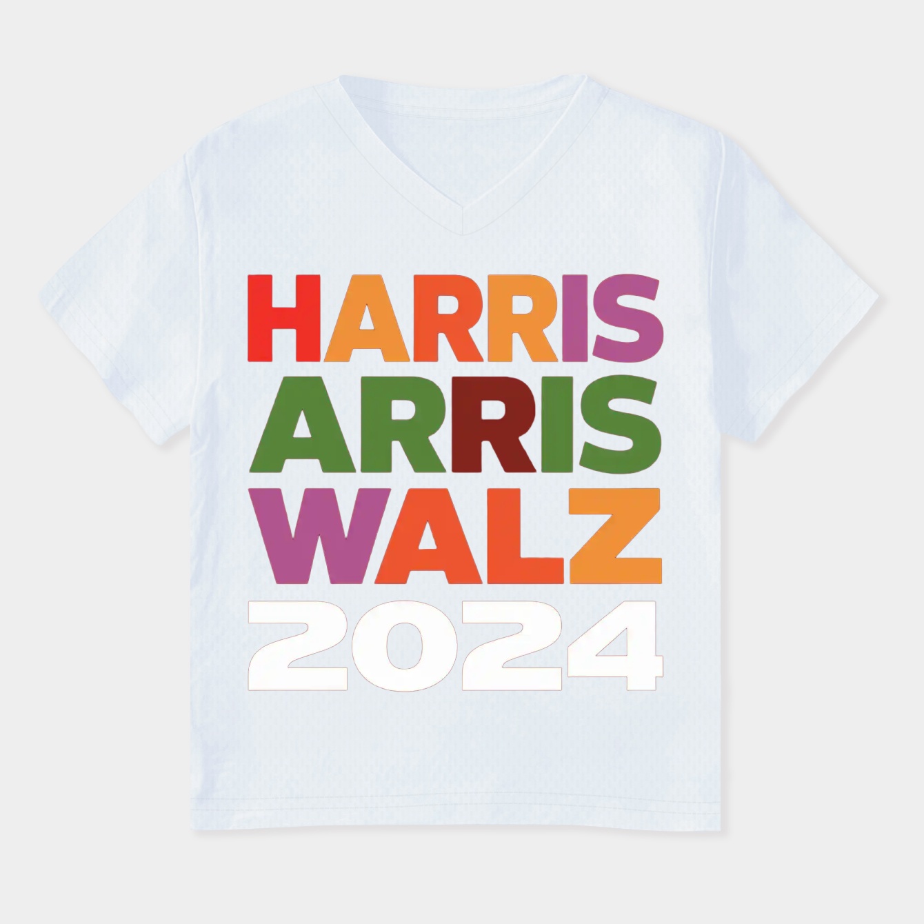 Harris Walz 2024 Women's Plus Size V-Neck T-Shirt