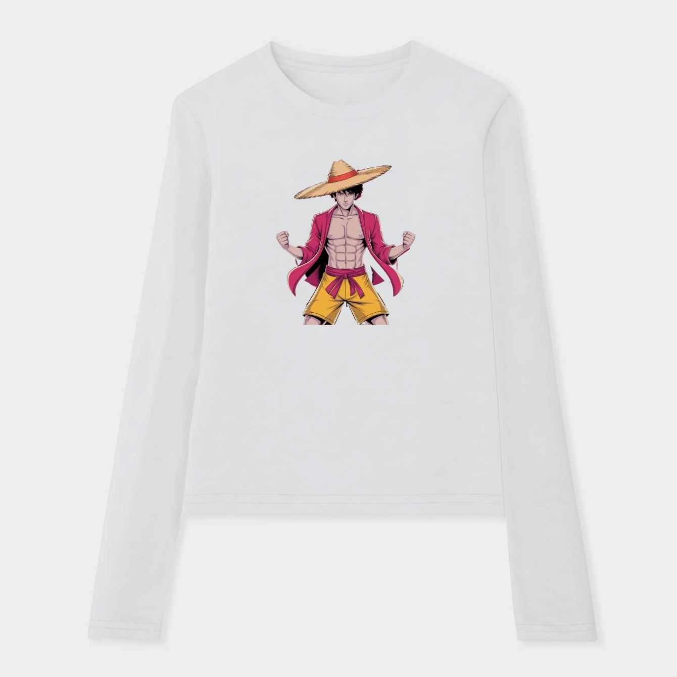 Monkey D. Luffy Pirate King Women's Soft Long Sleeve T-Shirt