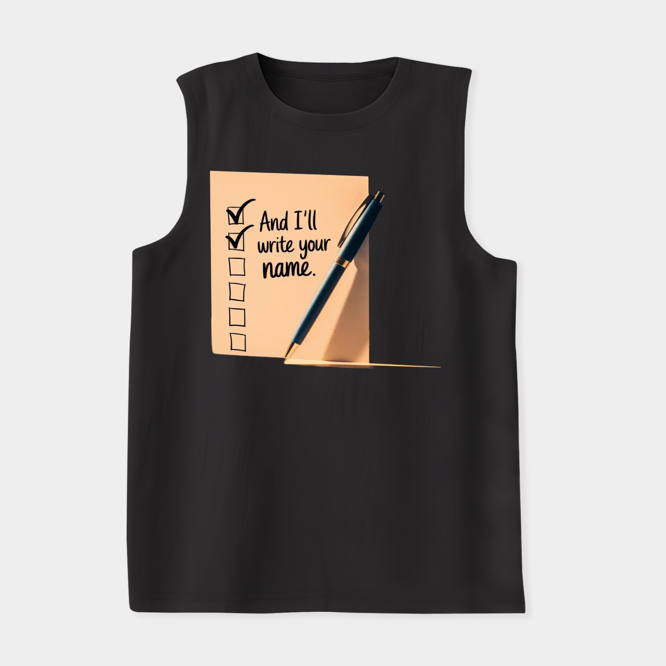 Blank Space Write Your Name Women's Soft Tank Top