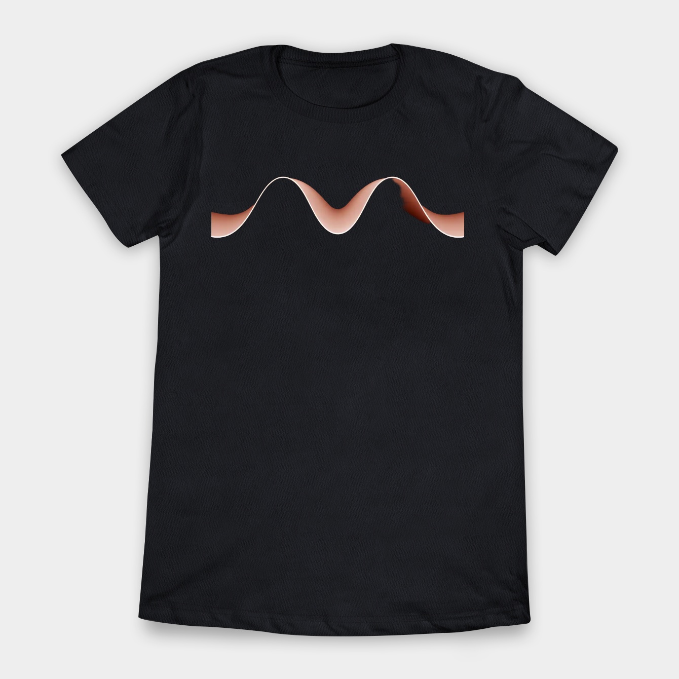 Waves White Women's T-Shirt