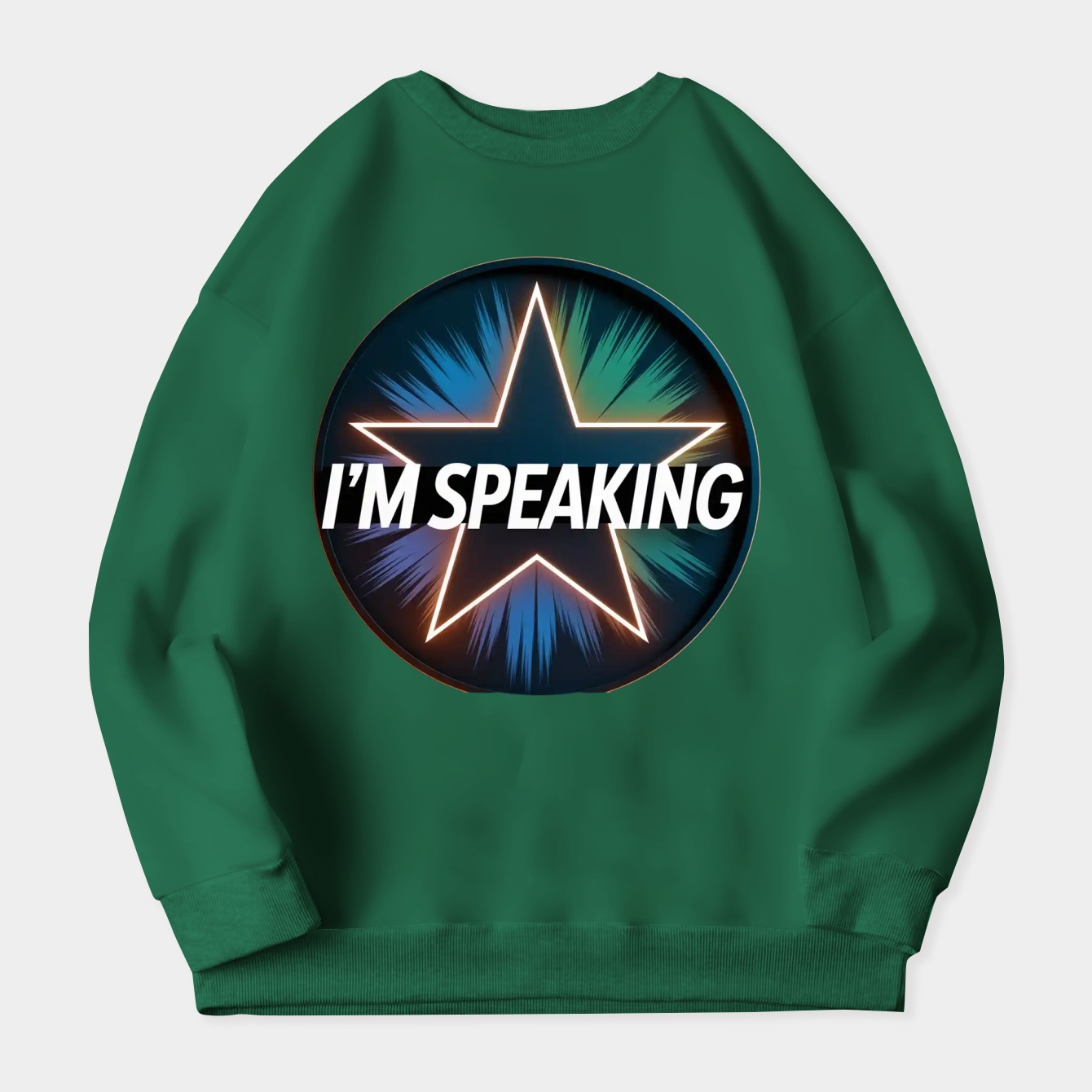 I'm Speaking Bold Statement Women's Plus Size Sweatshirt