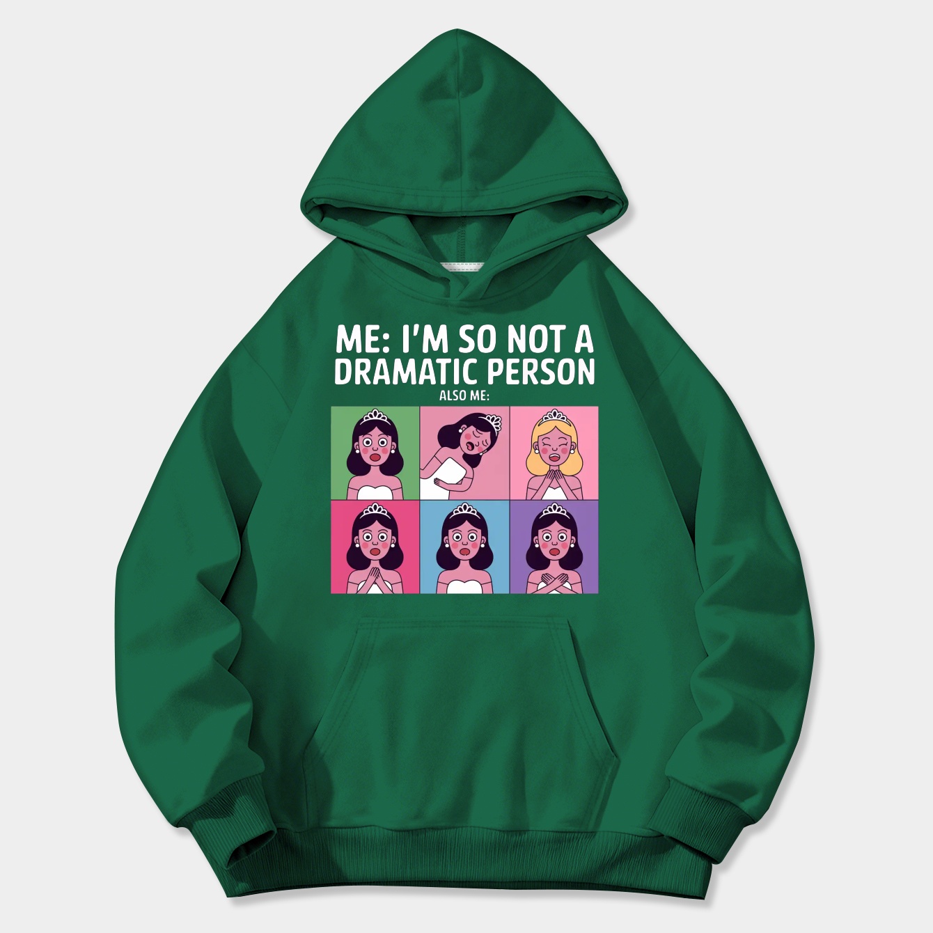 Princess Drama Meme Women's Plus Size Hoodie