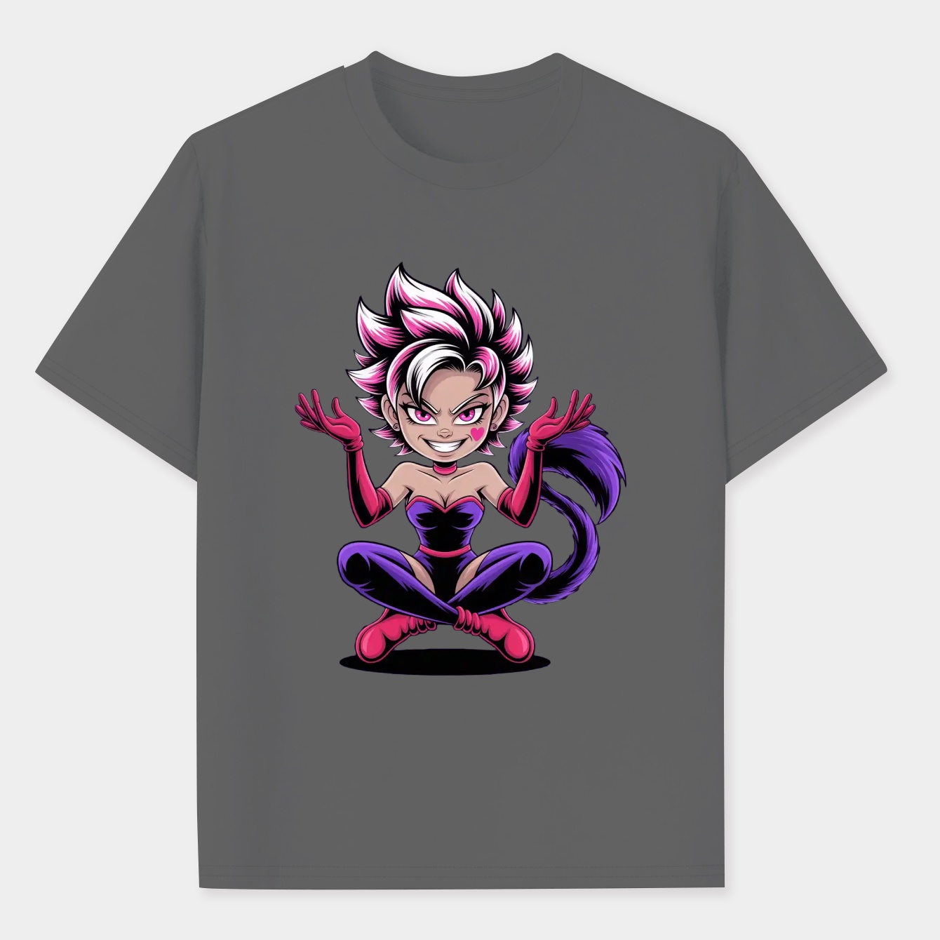 Smug Angel Character Pose Women's Premium Soft T-Shirt