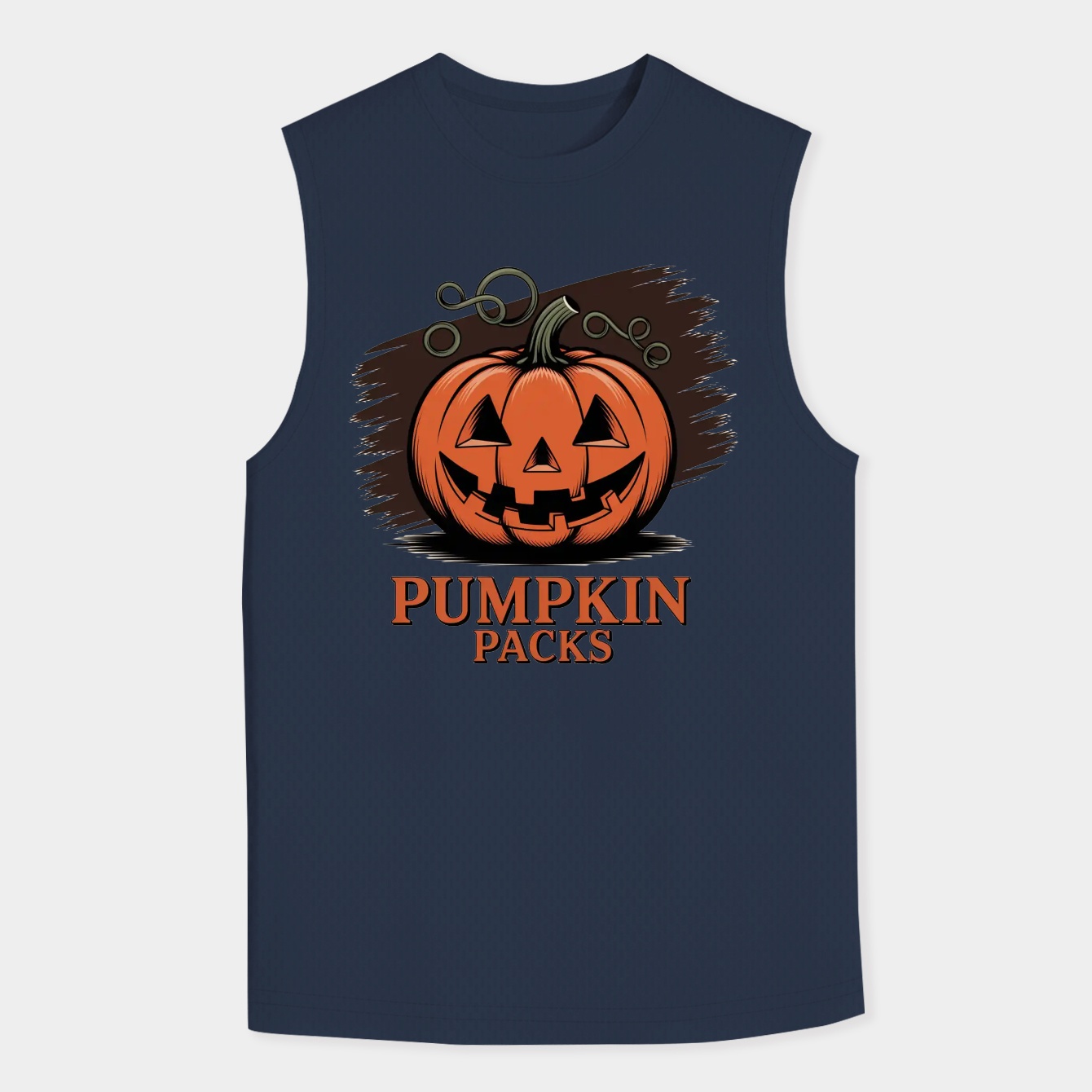 Vintage Pumpkin Patch Badge Men's Tank Top