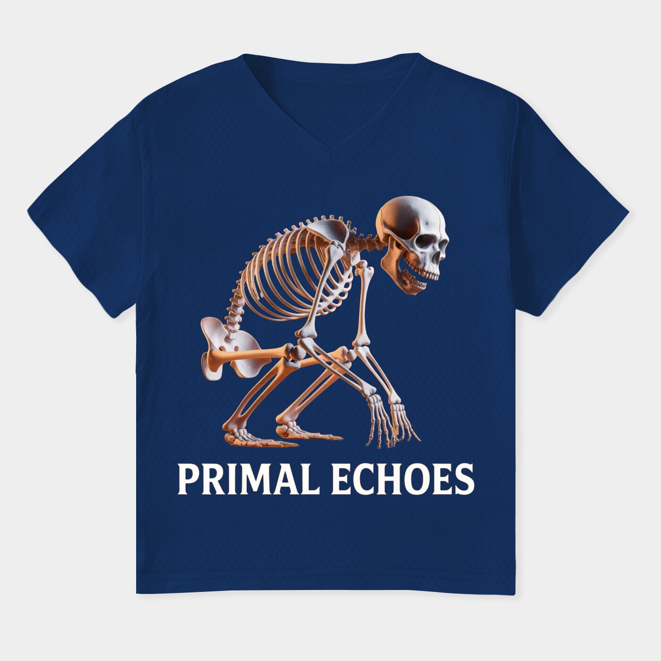 Definitive Jux Skeleton Women's Plus Size V-Neck T-Shirt