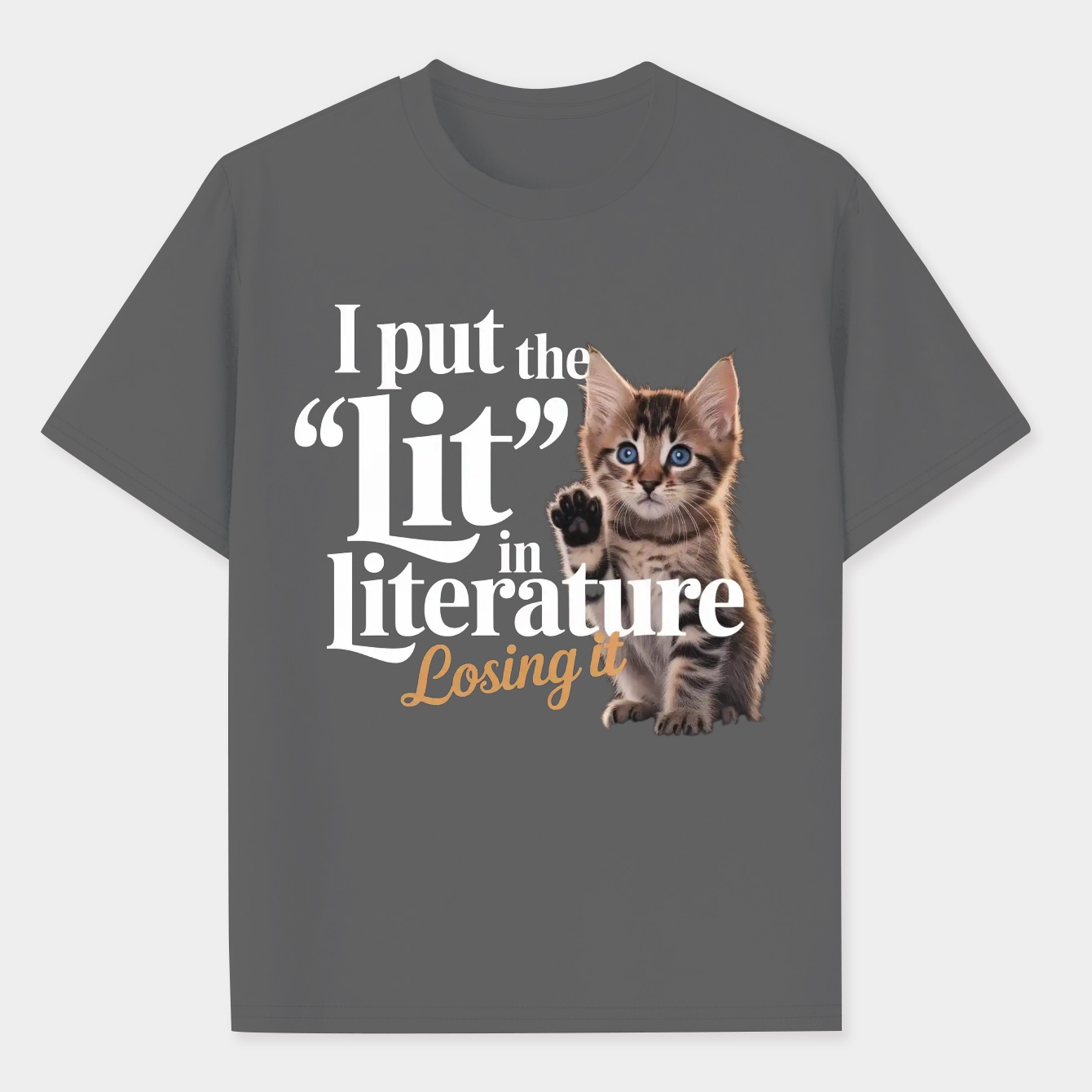 Losing It Cat Women's Premium Soft T-Shirt