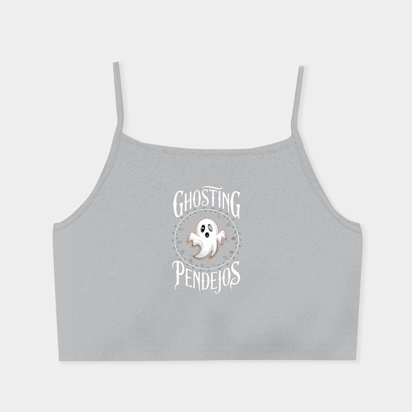 Ghosting Pendejos Halloween Women's Spaghetti Strap Tank Top