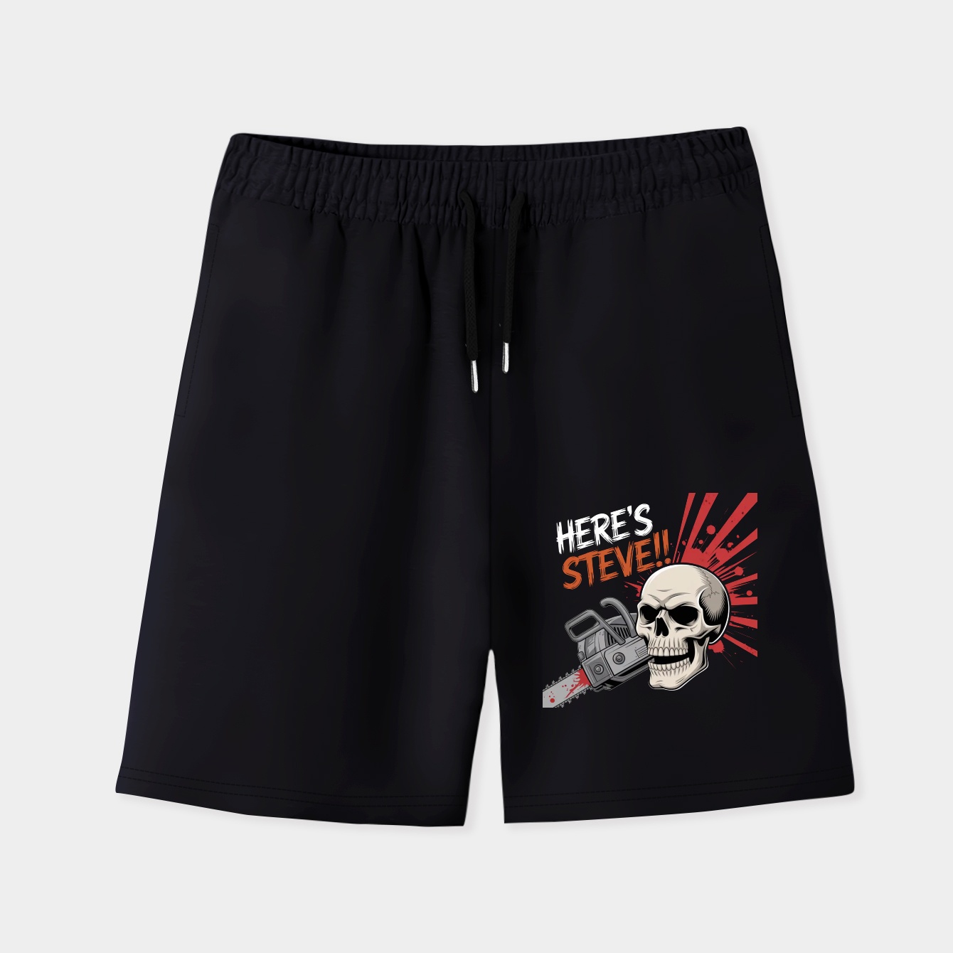Here's STEVE!! Men's Quick-Dry Athletic Shorts