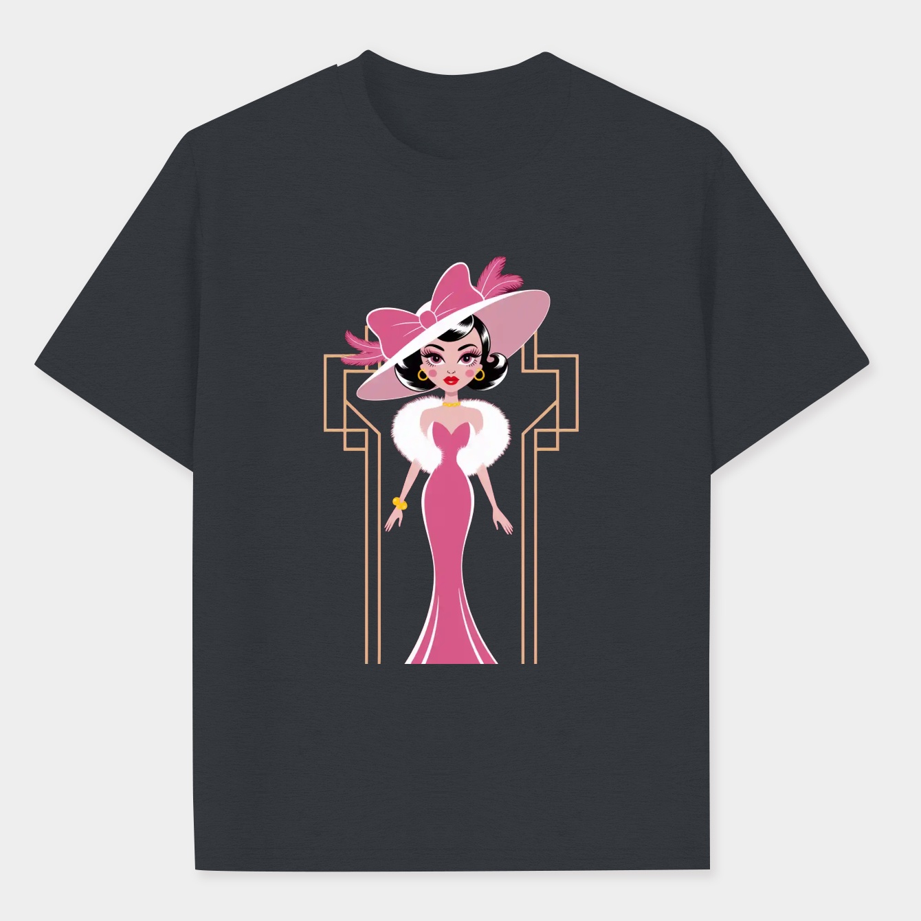 Betty Boop in a Pink Dress