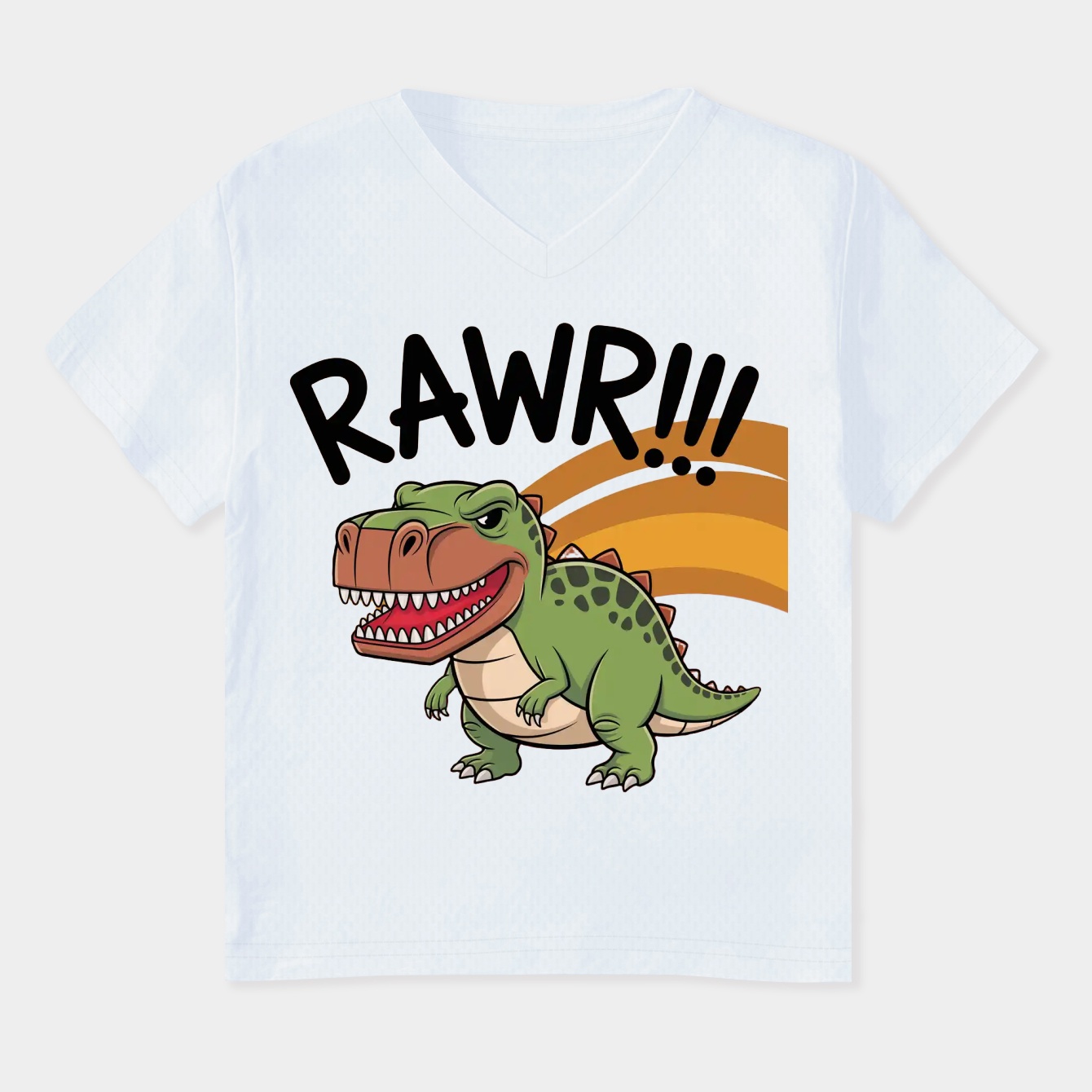 Domosaur Women's Plus Size V-Neck T-Shirt