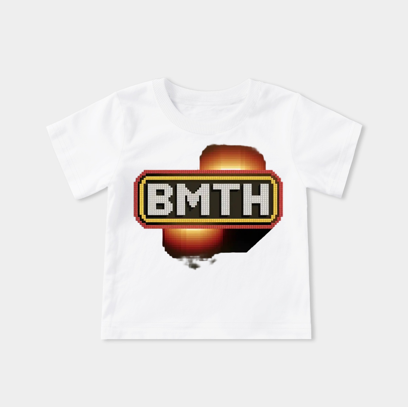 Bmth Pixel Block Letters Youth Classic T-Shirt