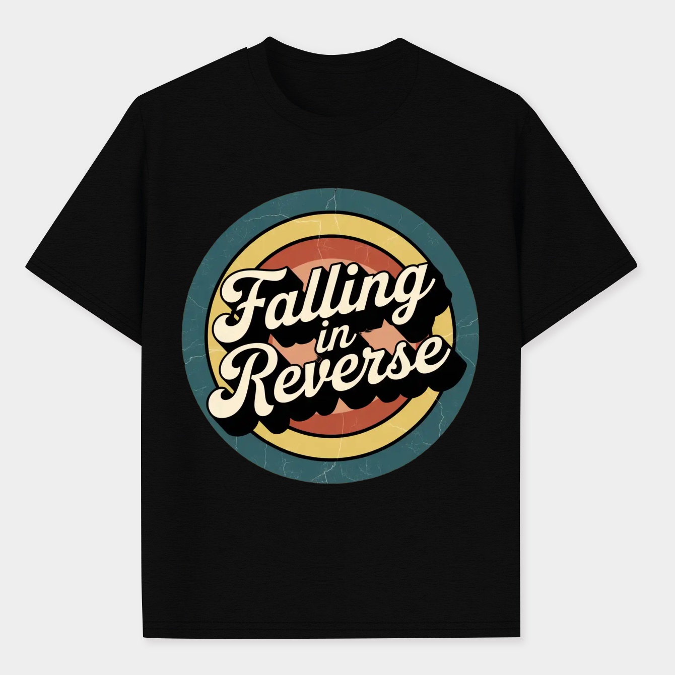 Falling In Reverse Retro Logo Men's Performance Athletic T-Shirt