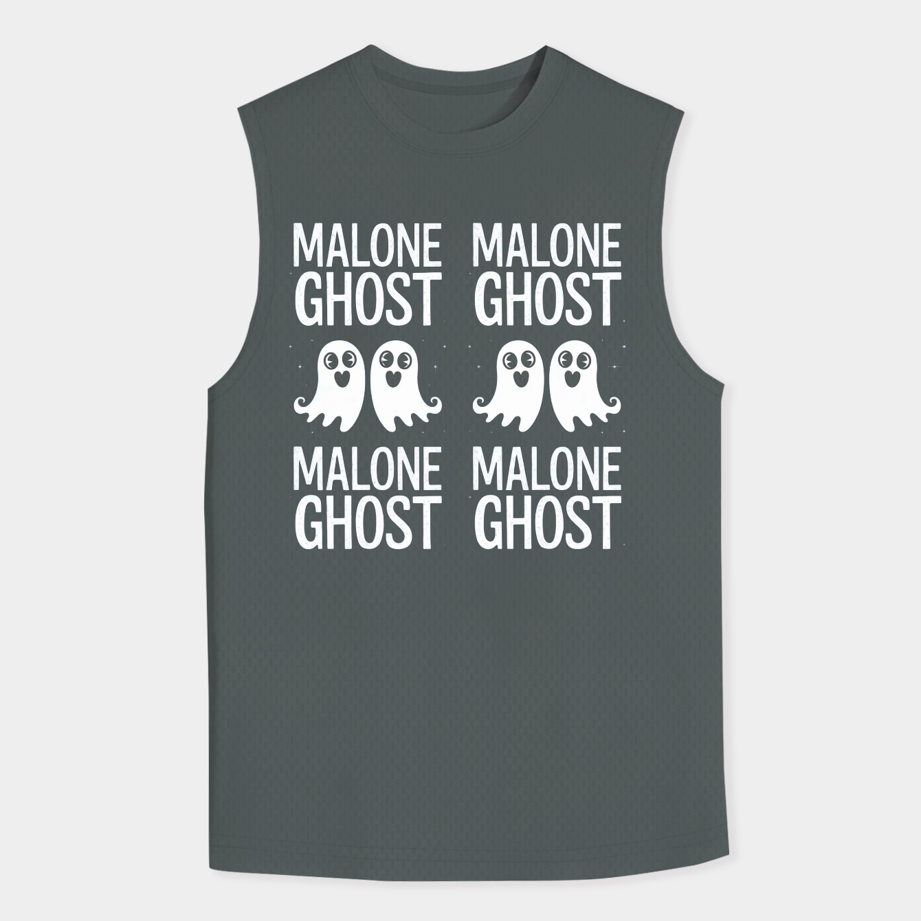 ghost malone spooky funny Men's Tank Top