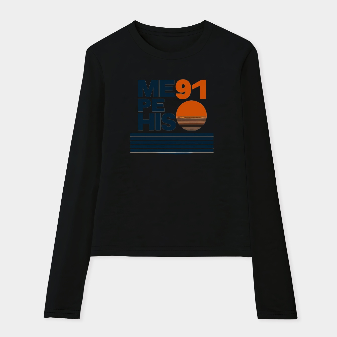 901 Memphis Tennessee Area Code Women's Soft Long Sleeve T-Shirt