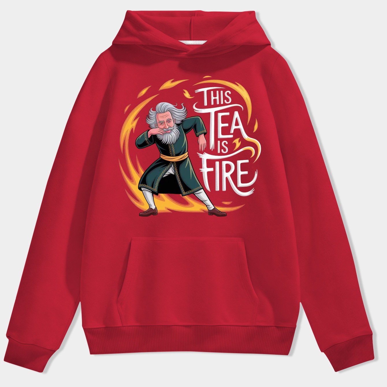 This Tea Is Fire Men's Hoodie