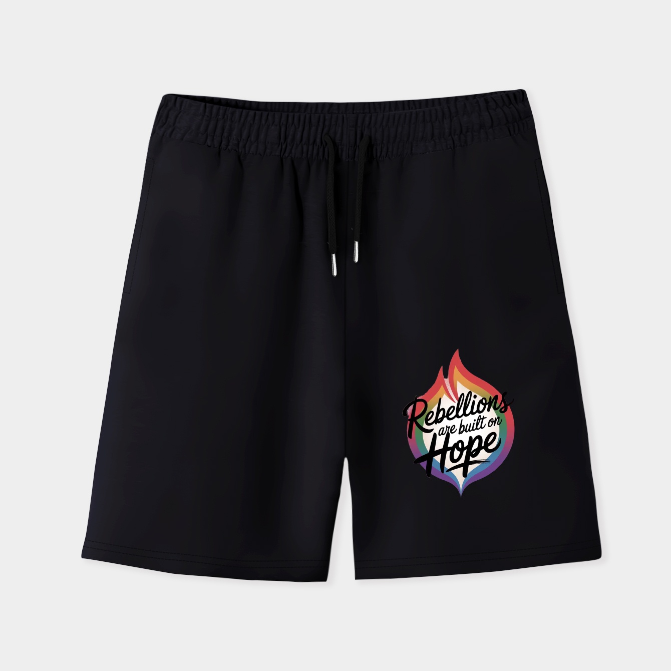 Space Rebel Pride Men's Quick-Dry Athletic Shorts