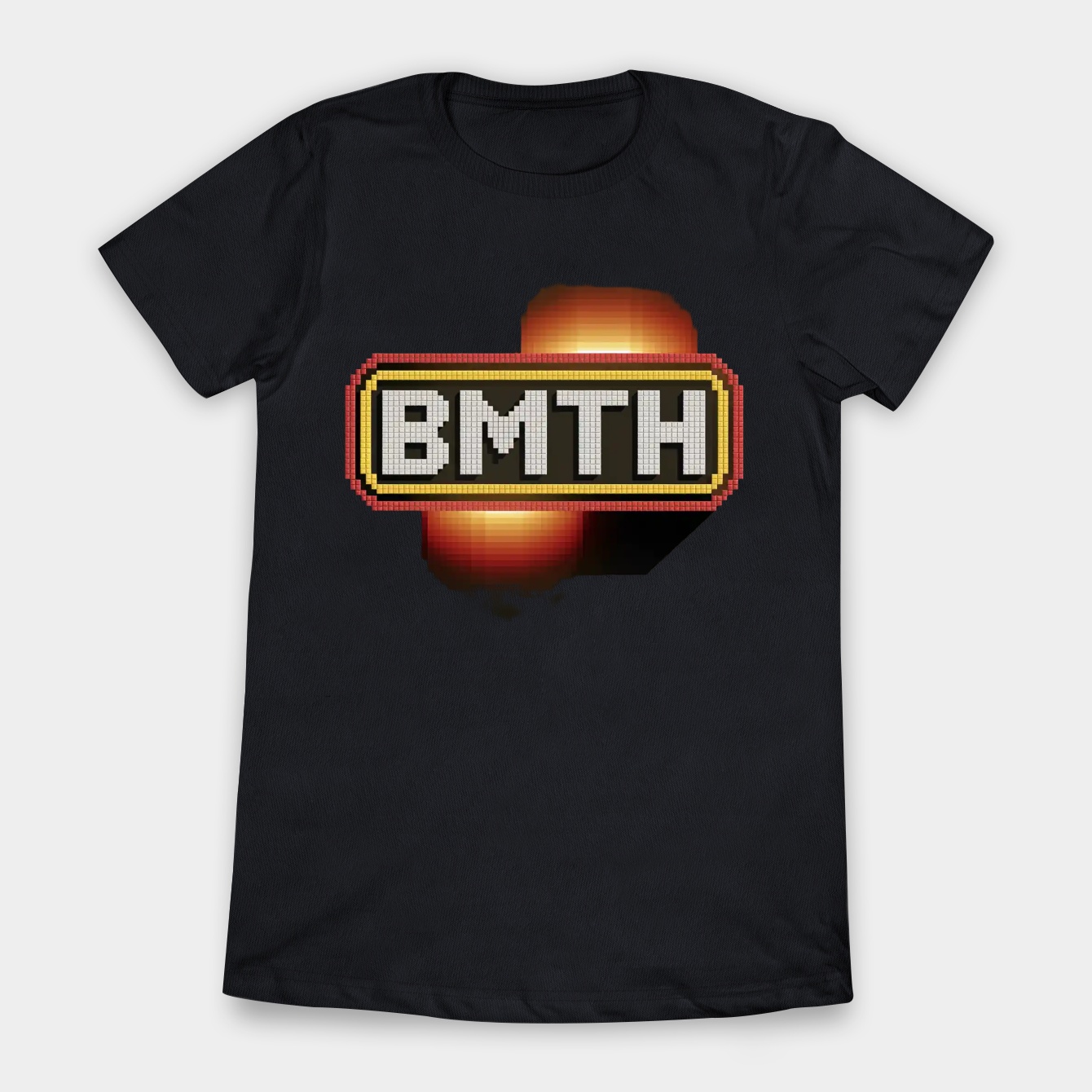 Bmth Pixel Block Letters Women's T-Shirt