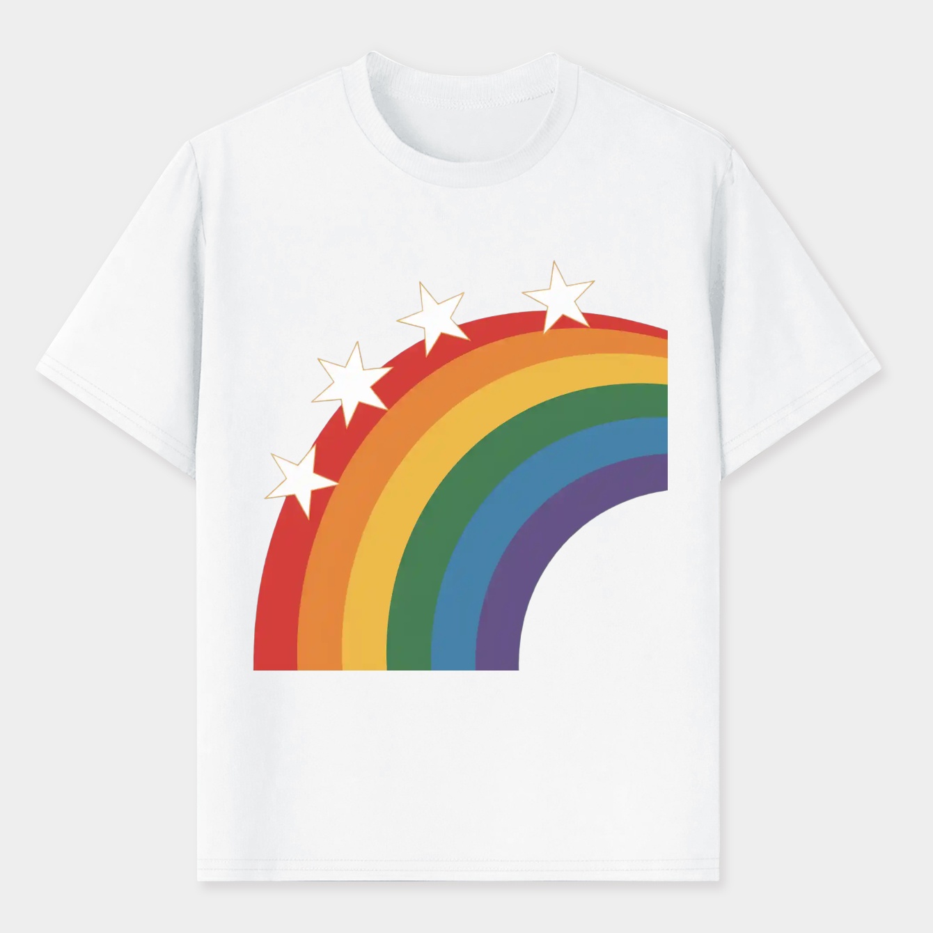 Pride Star Rainbow Men's T-Shirt
