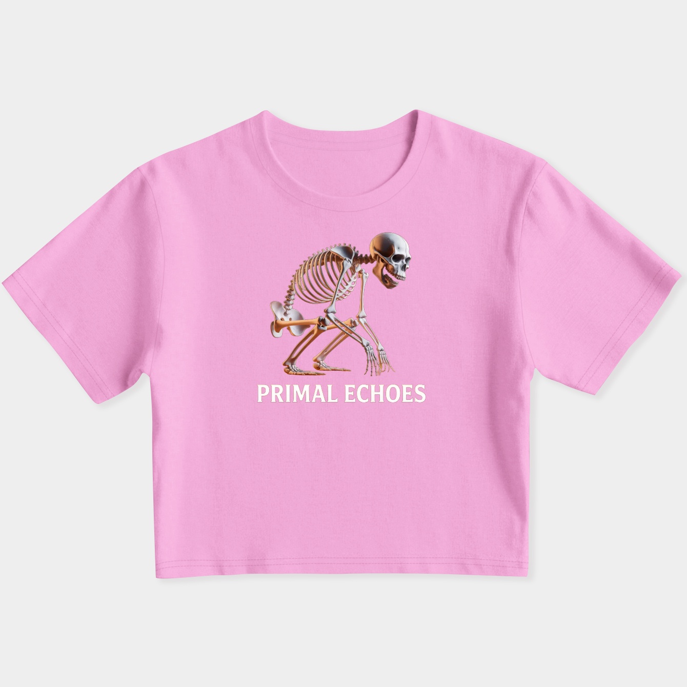 Definitive Jux Skeleton Women's Slim Fit Baby Tee