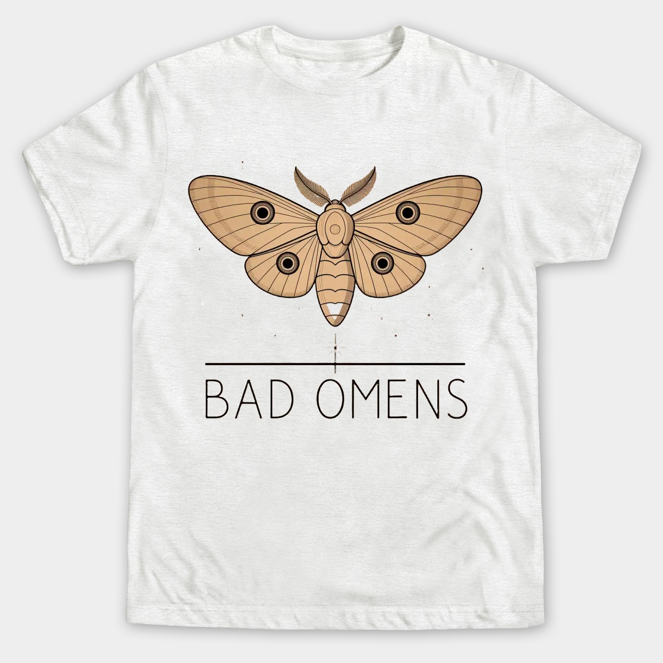 Bad Omens Moth Men's Big & Tall T-shirt
