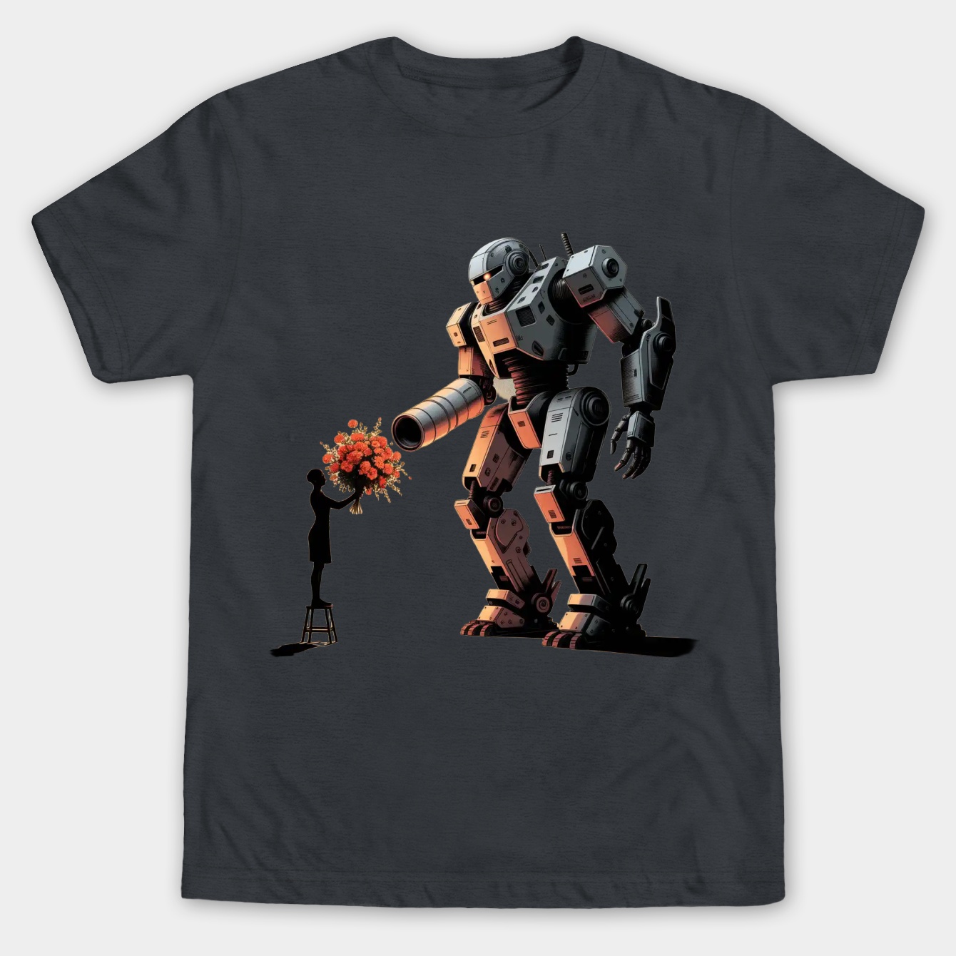 TF - Peace Through Botany White Men's Big & Tall T-shirt